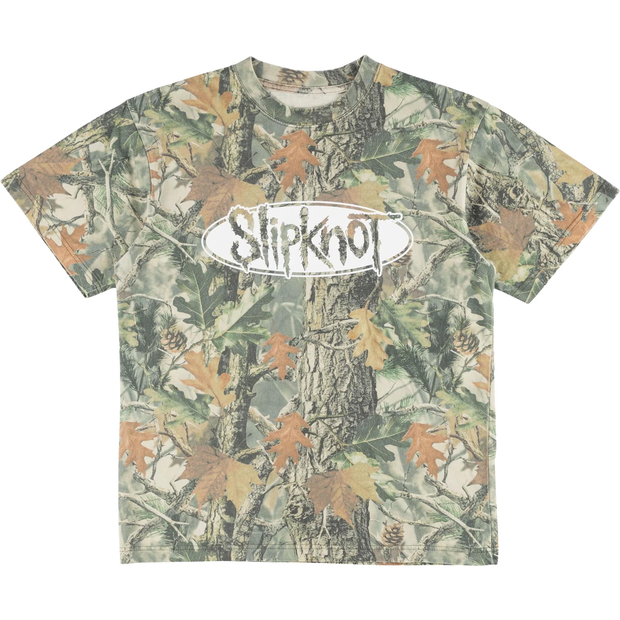 Slipknot X Welcome Oval Logo Tee Camo T Shirts