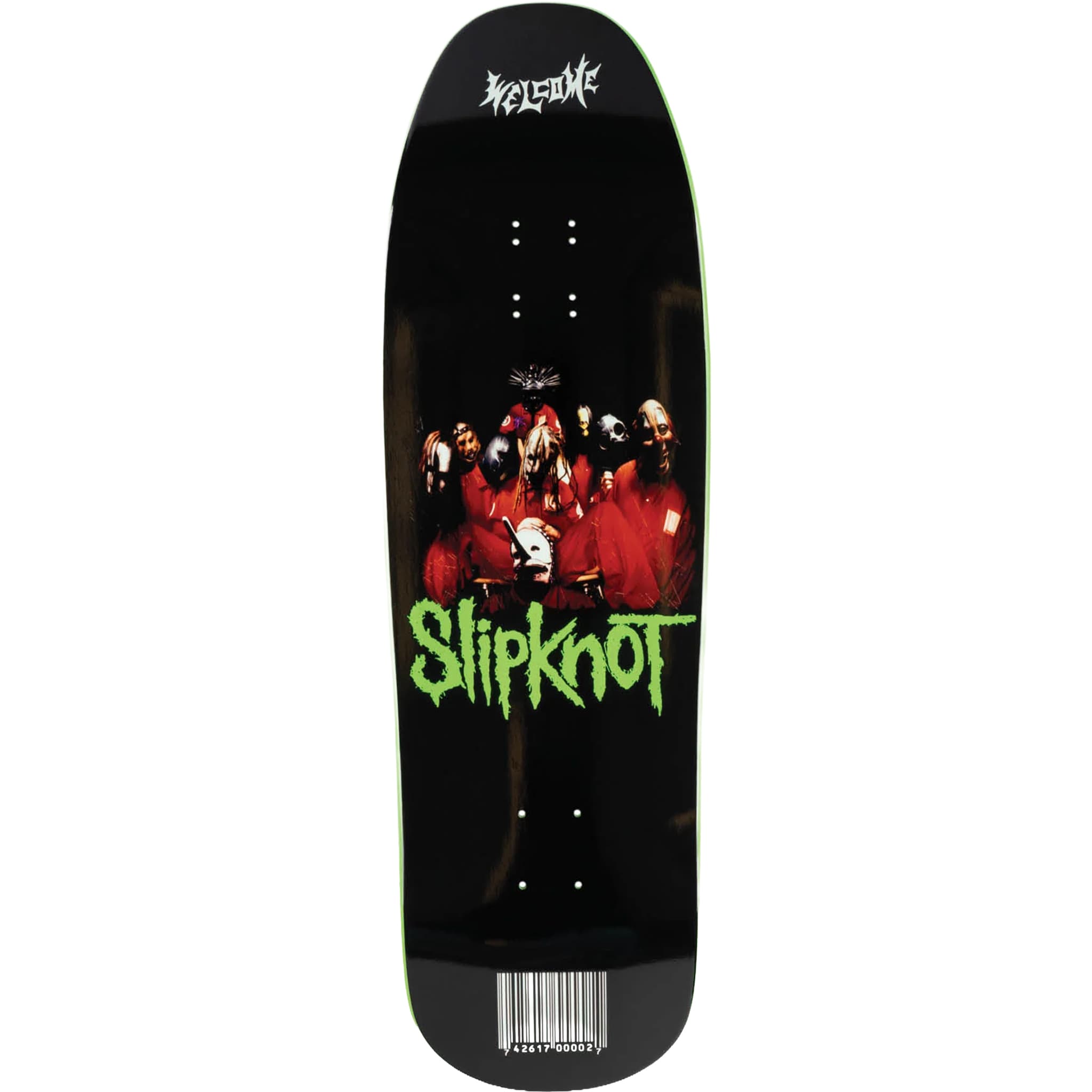 Slipknot X Welcome Self Titled on Gaia Skateboard Deck 9.6" Skateboard