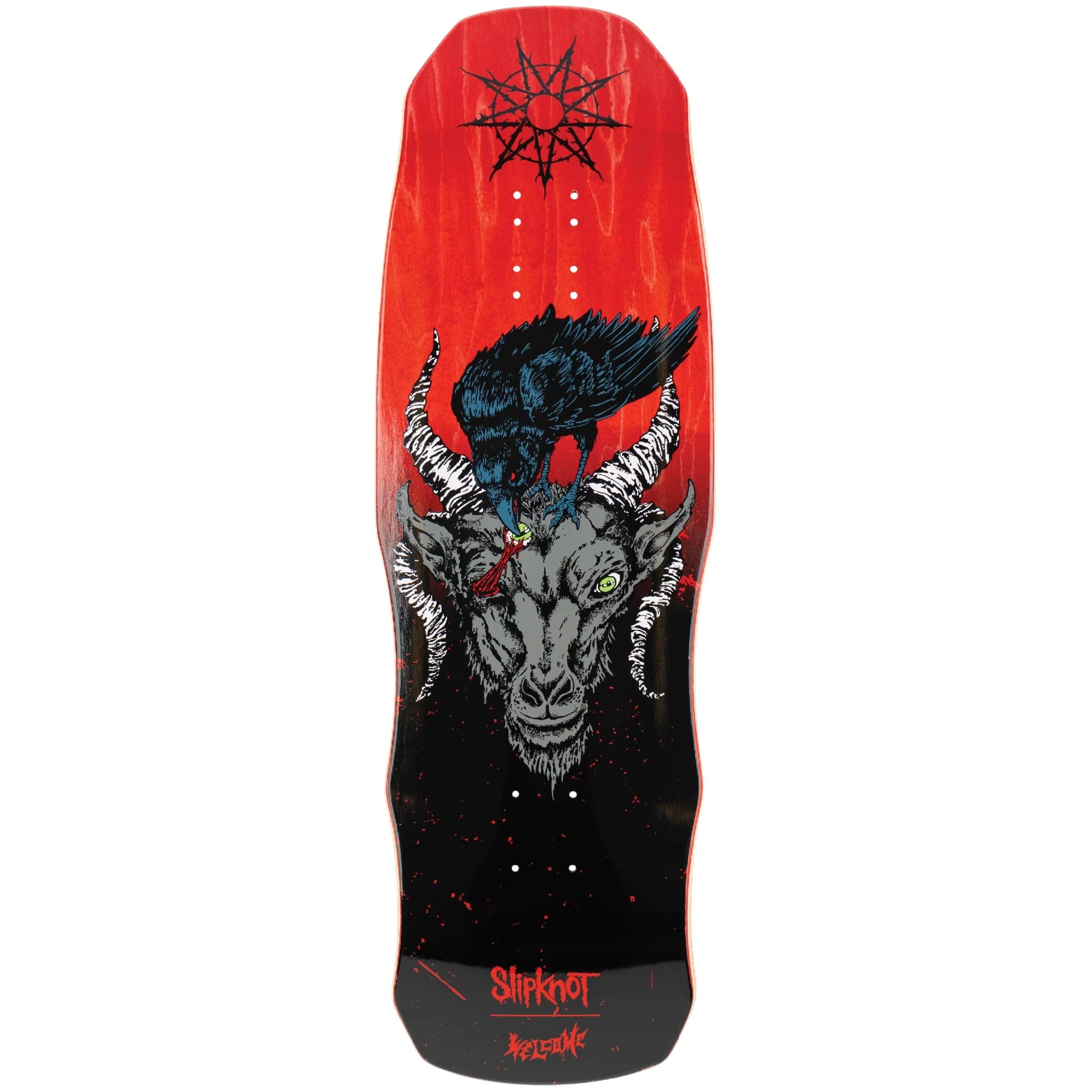 Slipknot X Welcome Spit It Out On Dark Lord Skateboard Deck 9.85" Skateboard