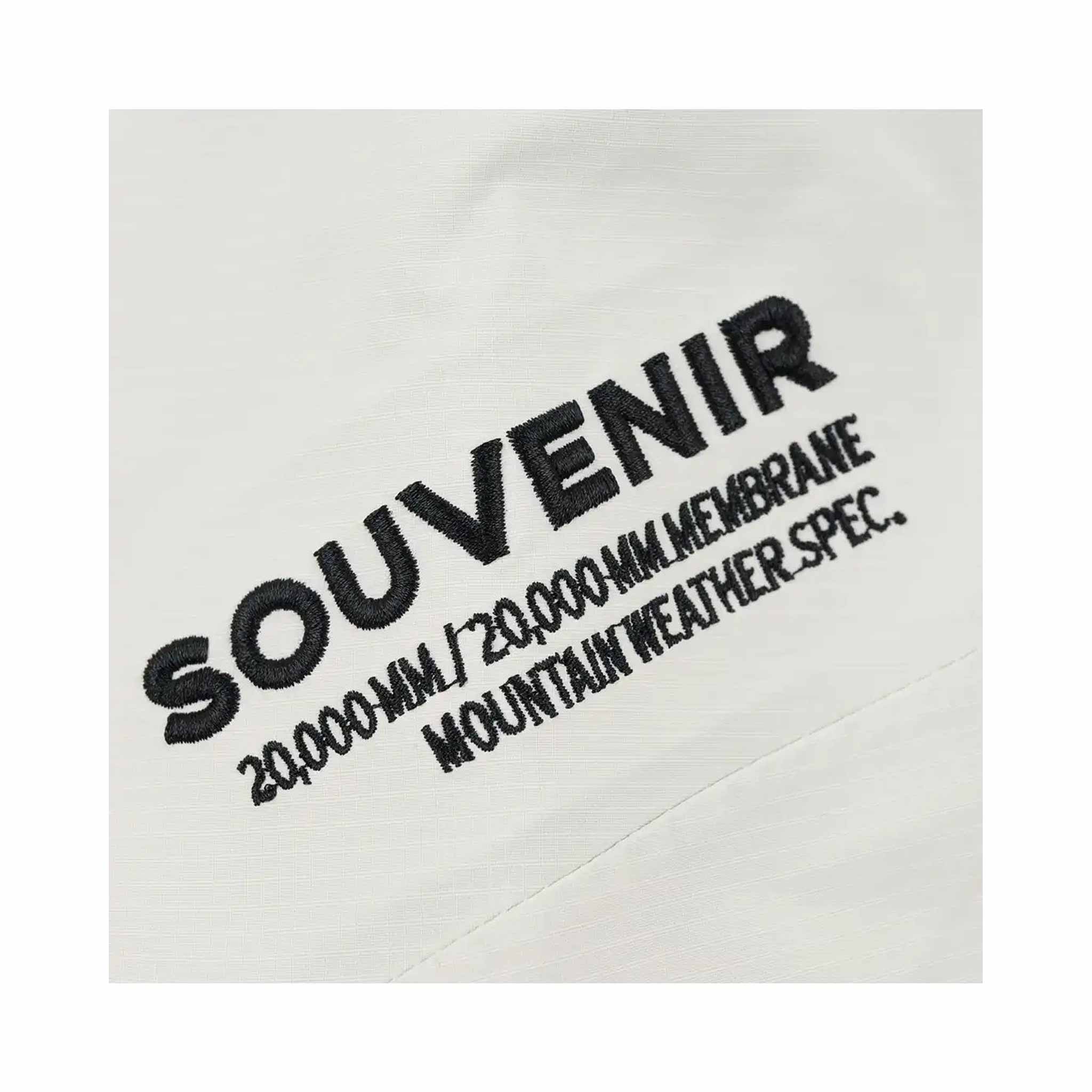 Souvenir 3ply Ripstop Shell Marshmallow Mens Snowboard Coat