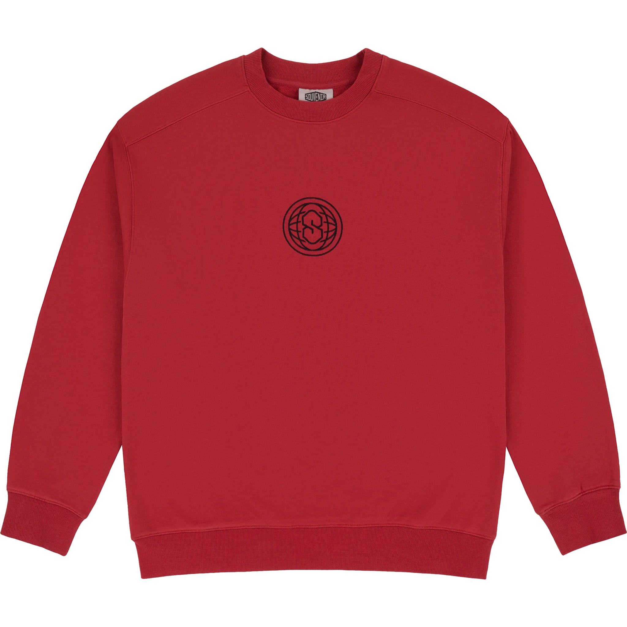 Souvenir Enzyme Wash Crew Barn Red Sweatshirts