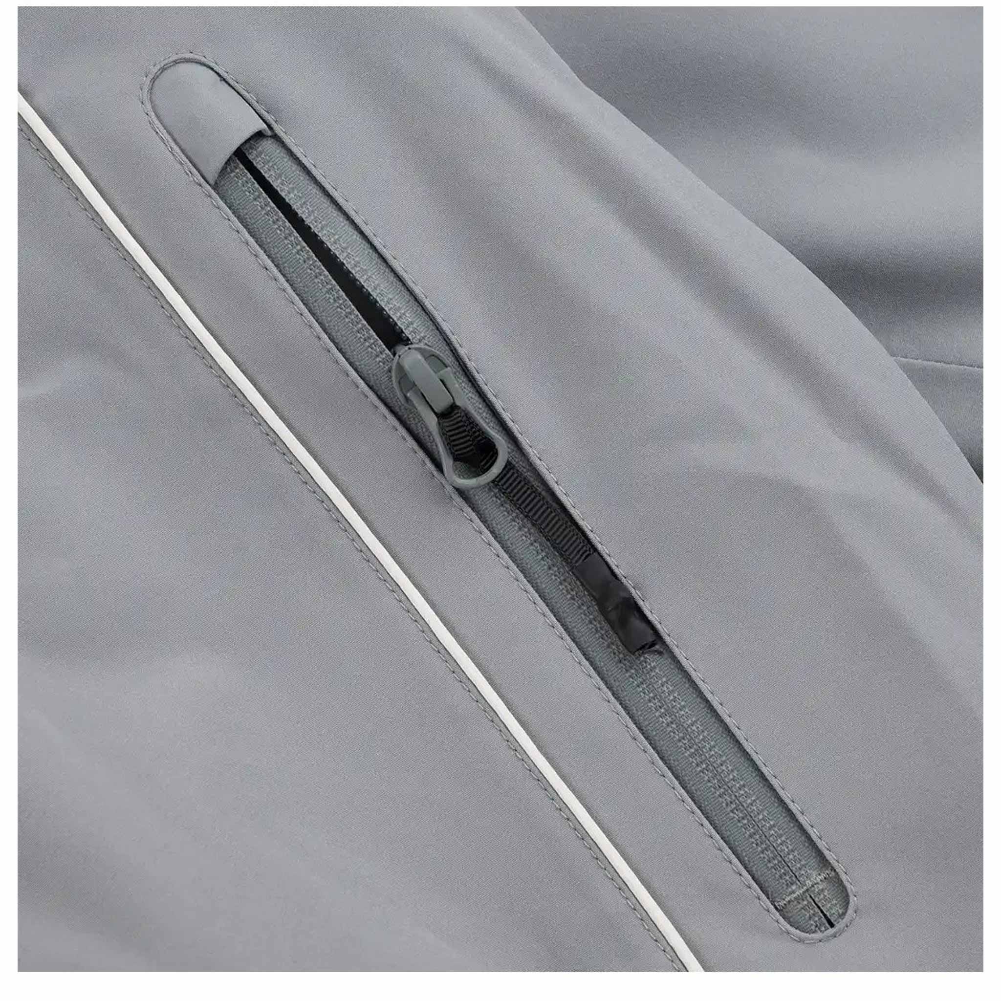 Souvenir Insulated Track Jacket Cool Grey 2025 Mens Snowboard Coat