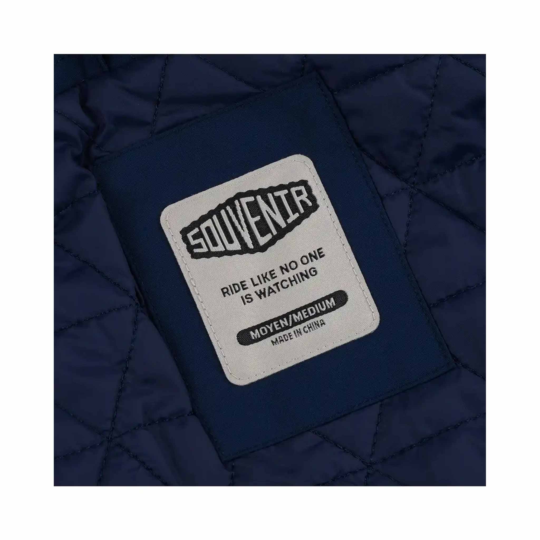 Souvenir Insulated Track Jacket Navy 2025 Mens Snowboard Coat