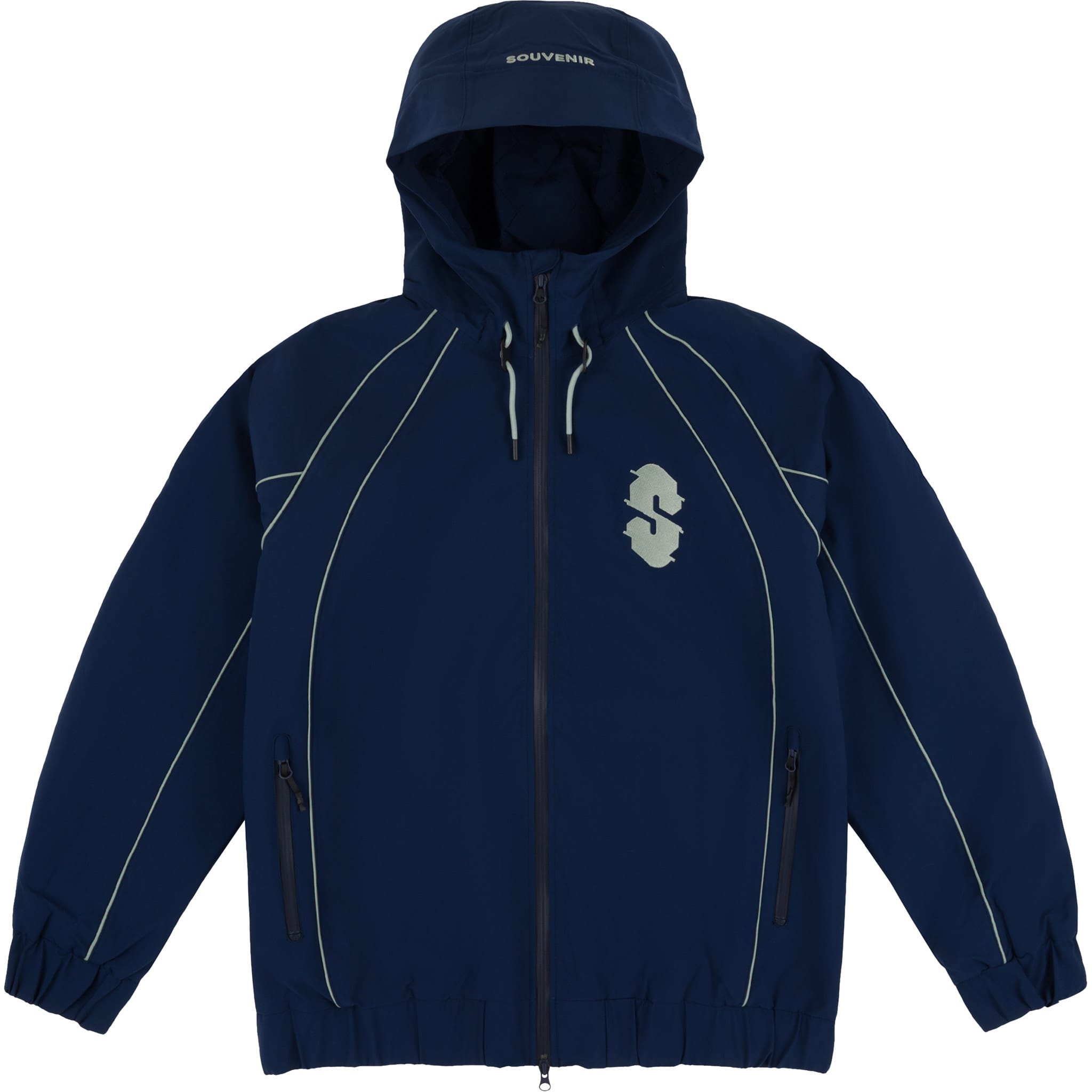 Souvenir Insulated Track Jacket Navy 2027 Mens Snowboard Jackets