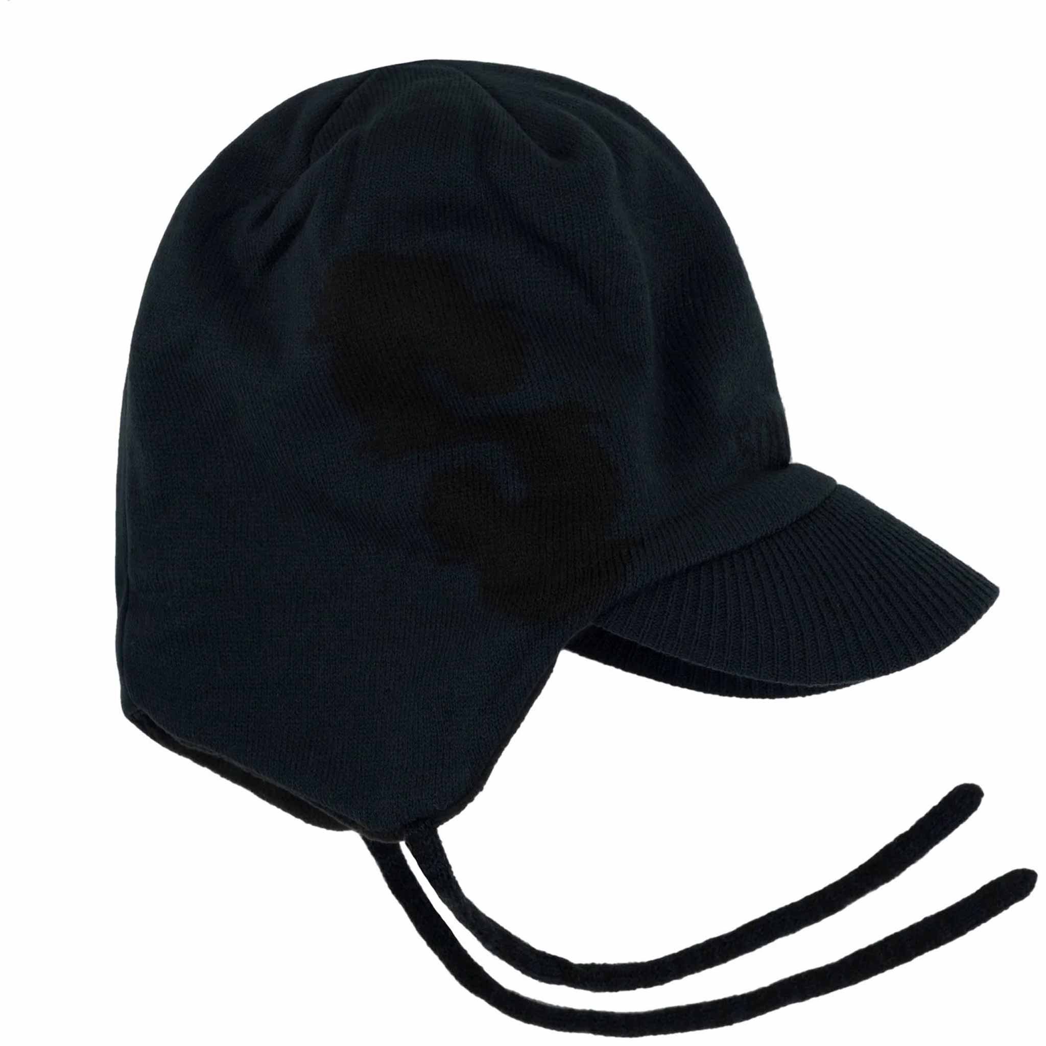 Souvenir Knit Visor Cap Black Hats