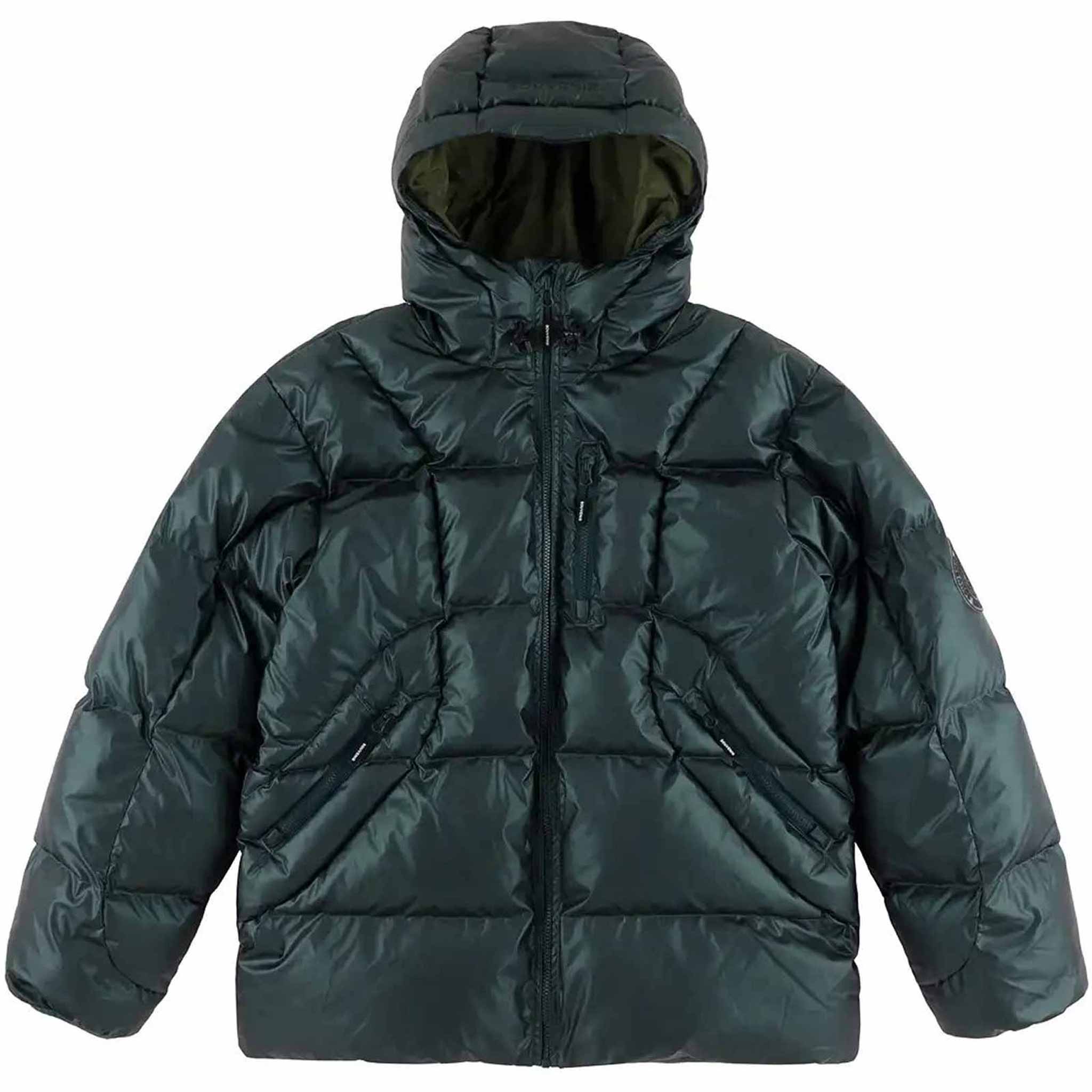 Souvenir Mountain Puffy Deep Forest Mens Snowboard Coat