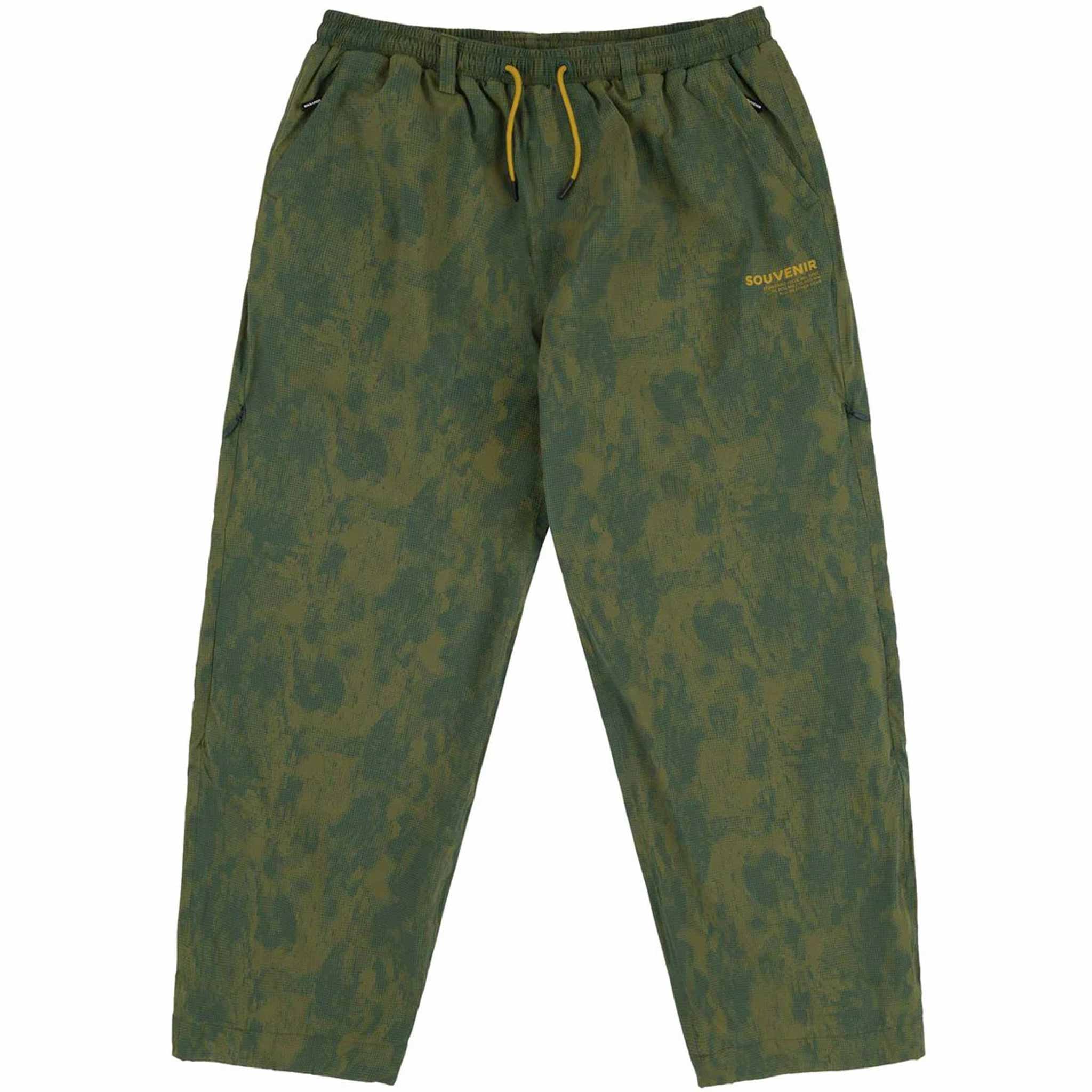 Souvenir Parachute Pant Army Blotch Print 2025 Mens Snowboard Pants