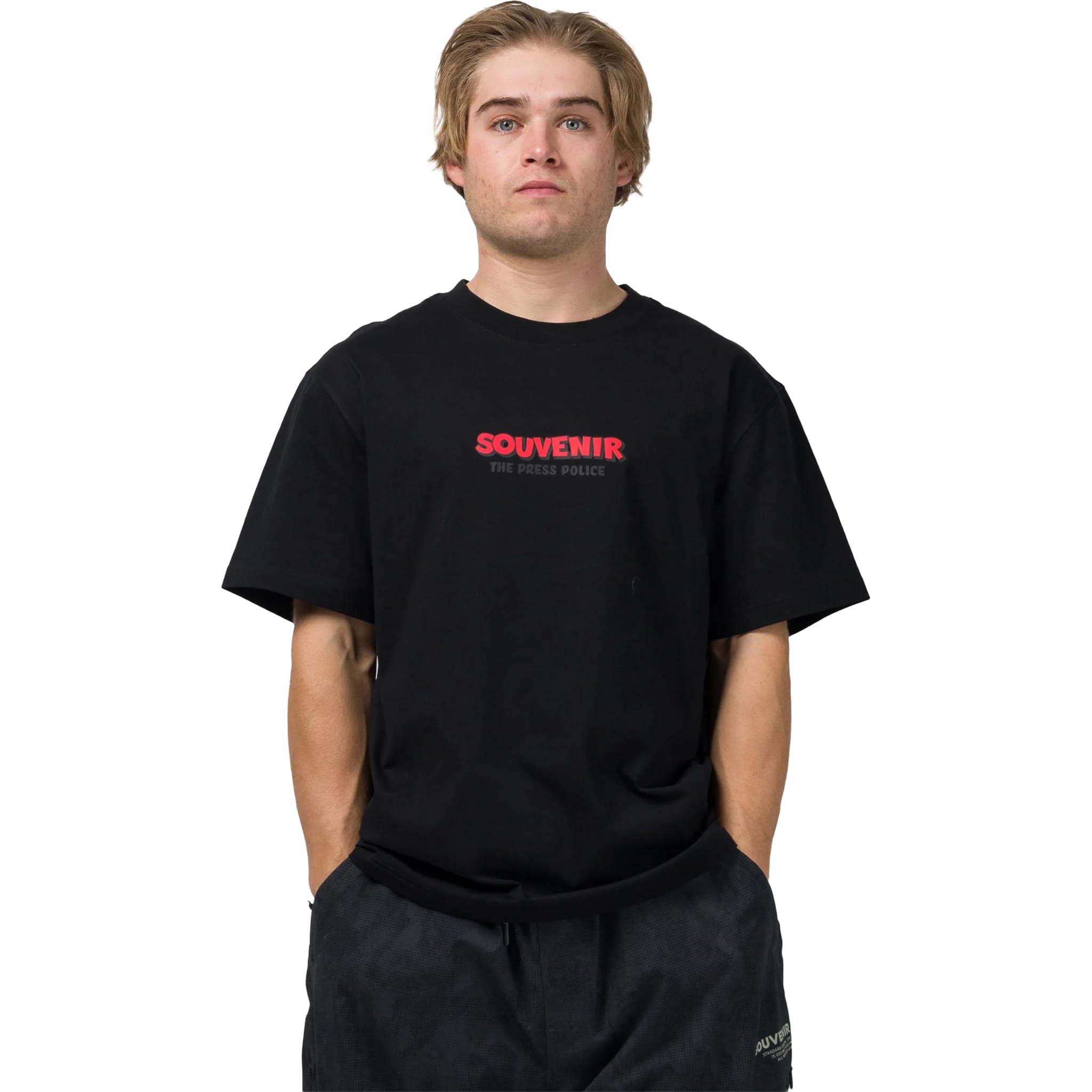 Souvenir Press Police T-Shirt Black T Shirt