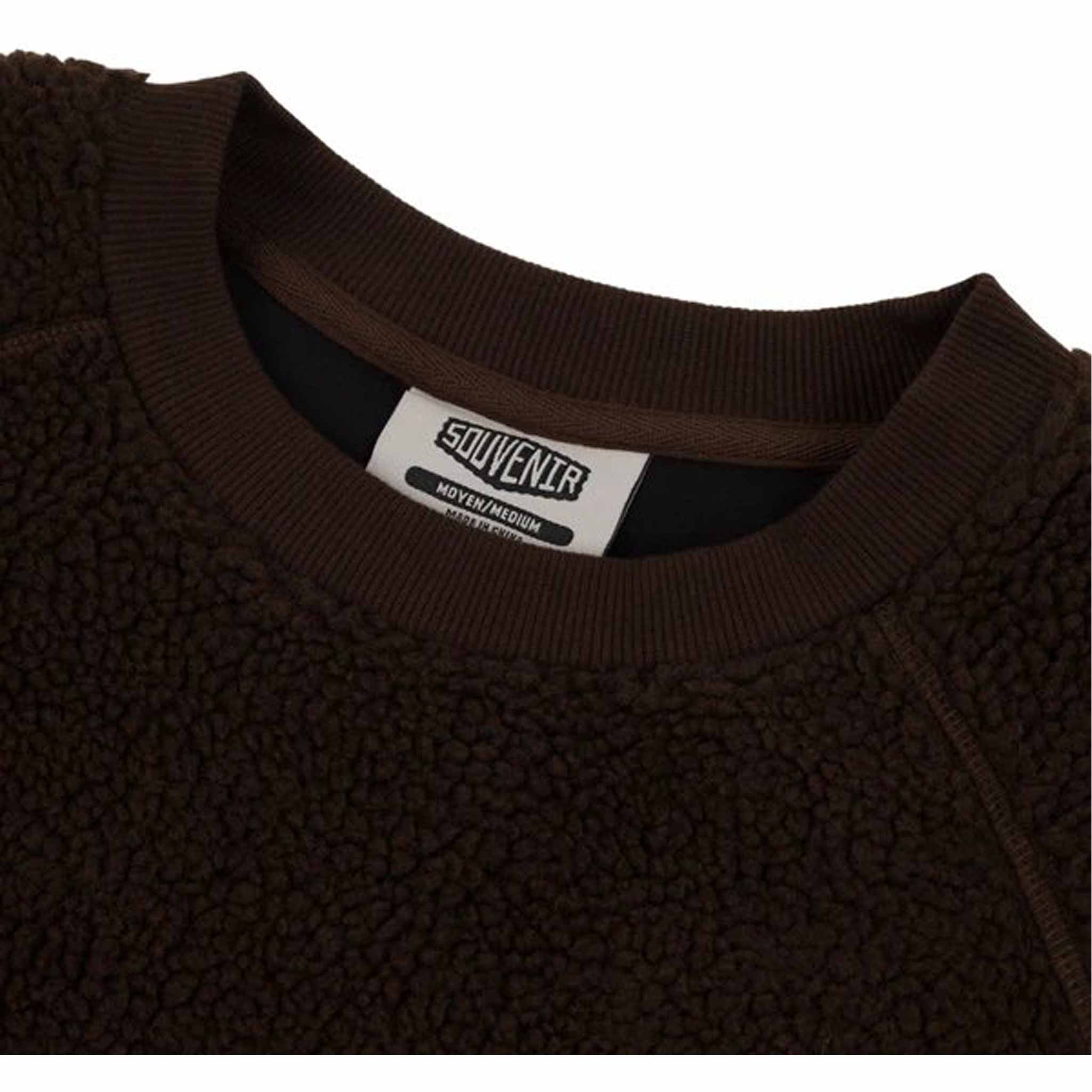 Souvenir Sherpa Crew Chocolate Sweatshirts