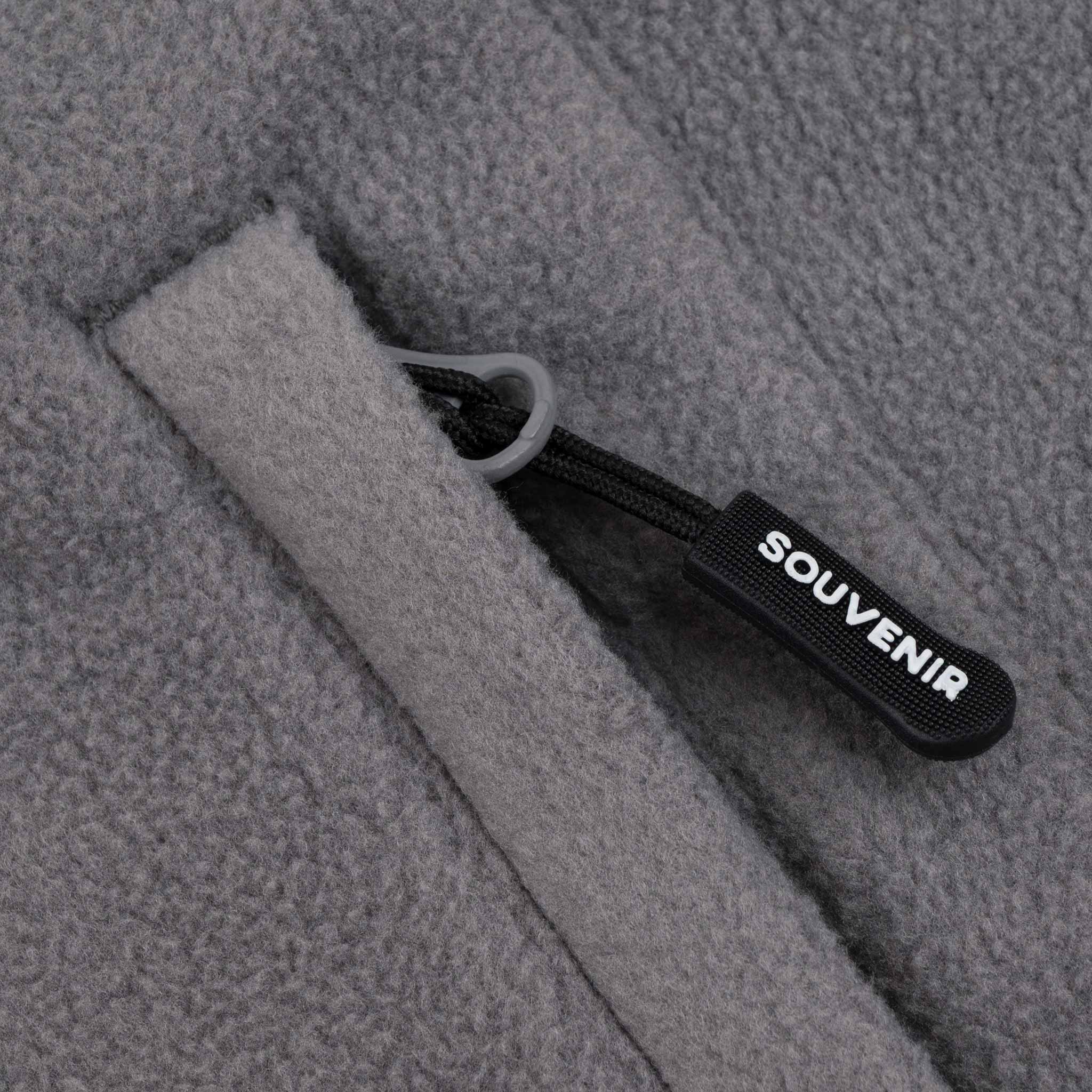 Souvenir Tech Fleece Zip Up Cool Grey Sweatshirts