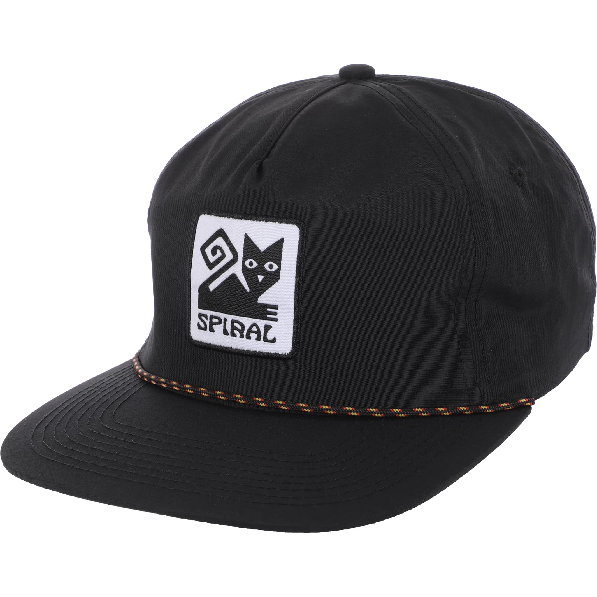Spiral Wax Co Purrfect Waterproof Snapback Hat Black Hats