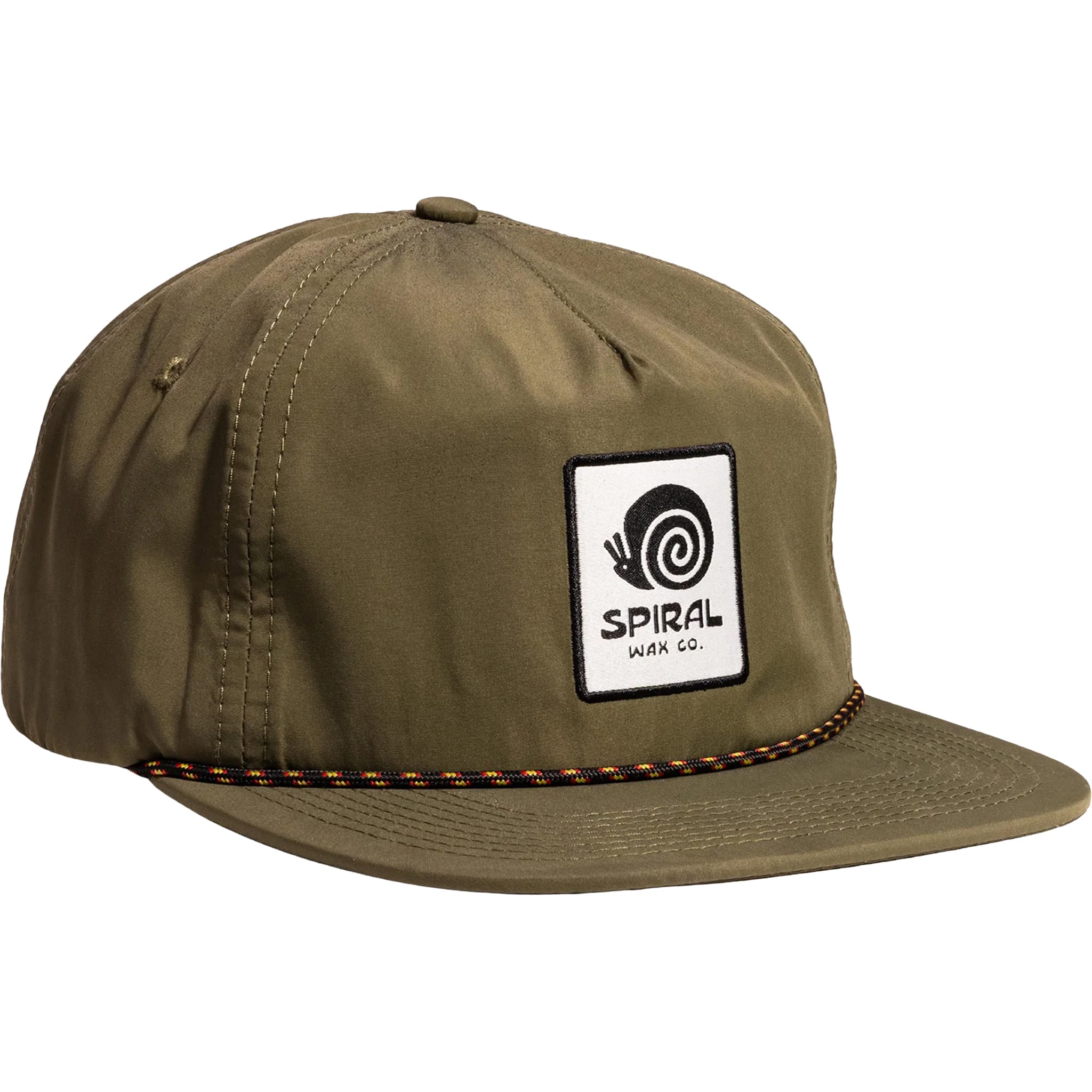 Spiral Wax Co Touring Waterproof Snapback Hat Black Hats