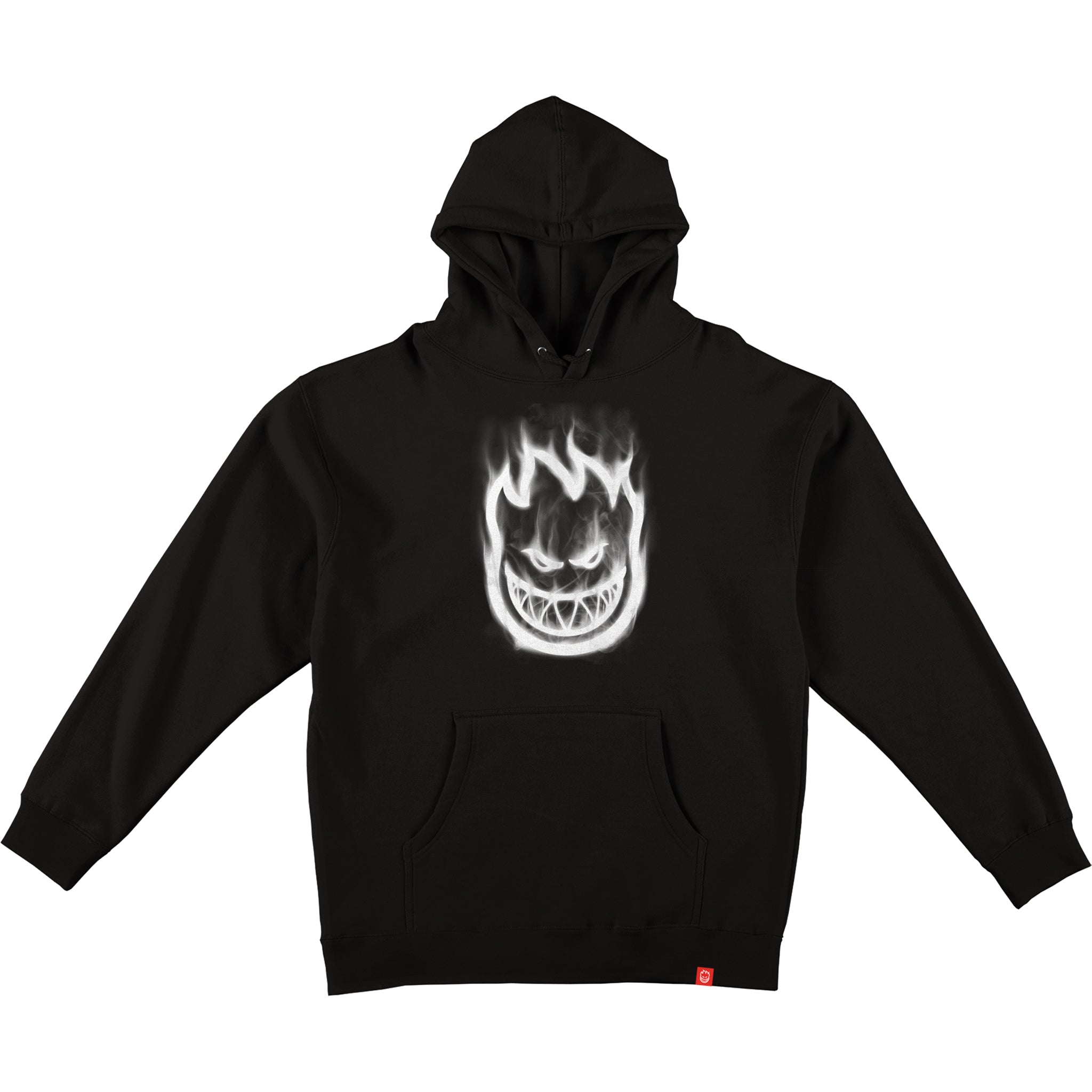 Spitfire Bighead Smoke Hoodie Black Sweatshirts