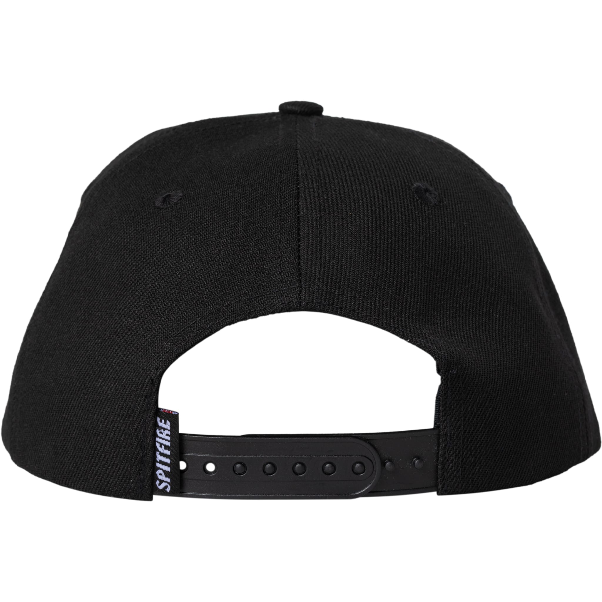 Spitfire Bighead Thorn Snapback Hat Black White Hat