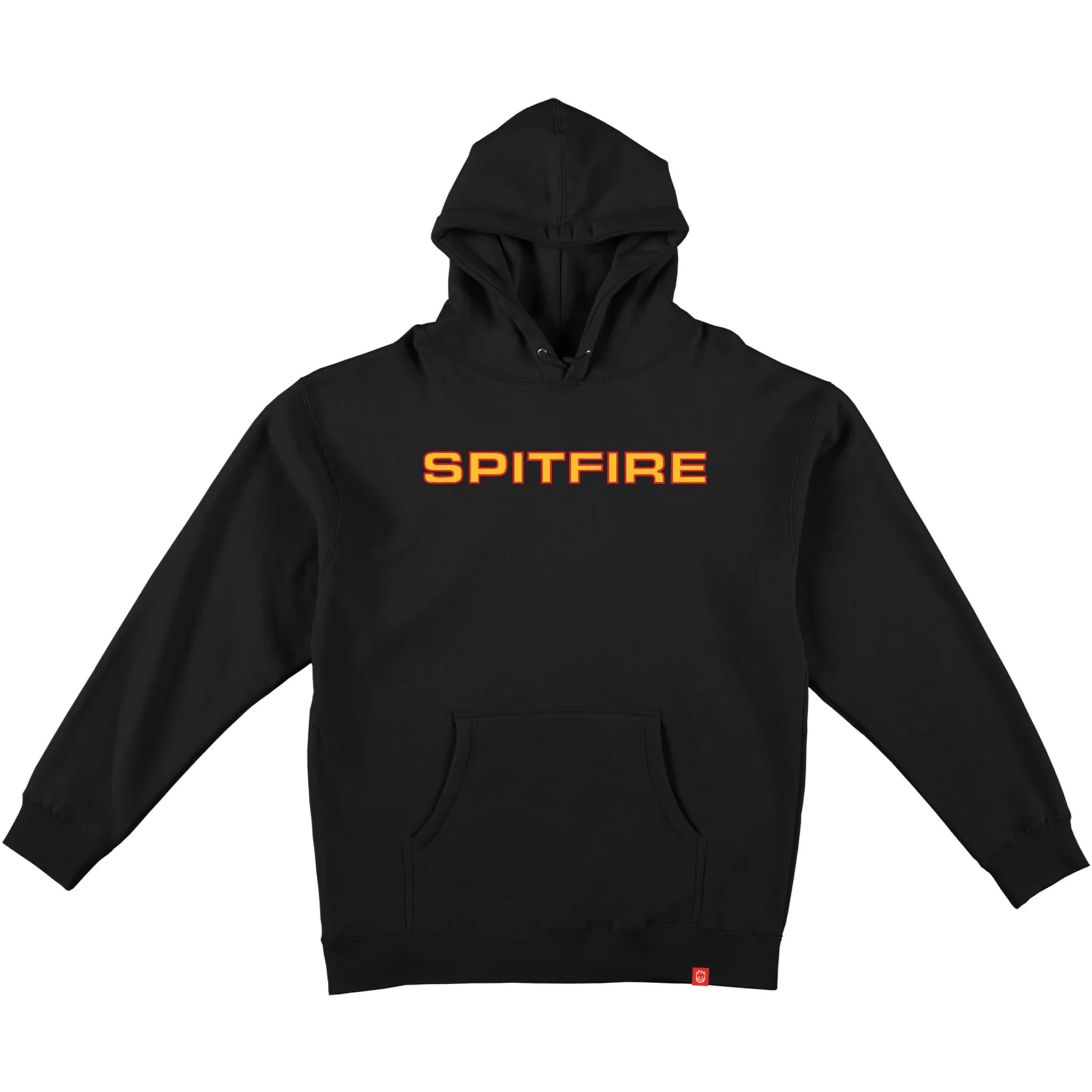 Spitfire Classic 87 Pullover Hoodie Black Gold Sweatshirts