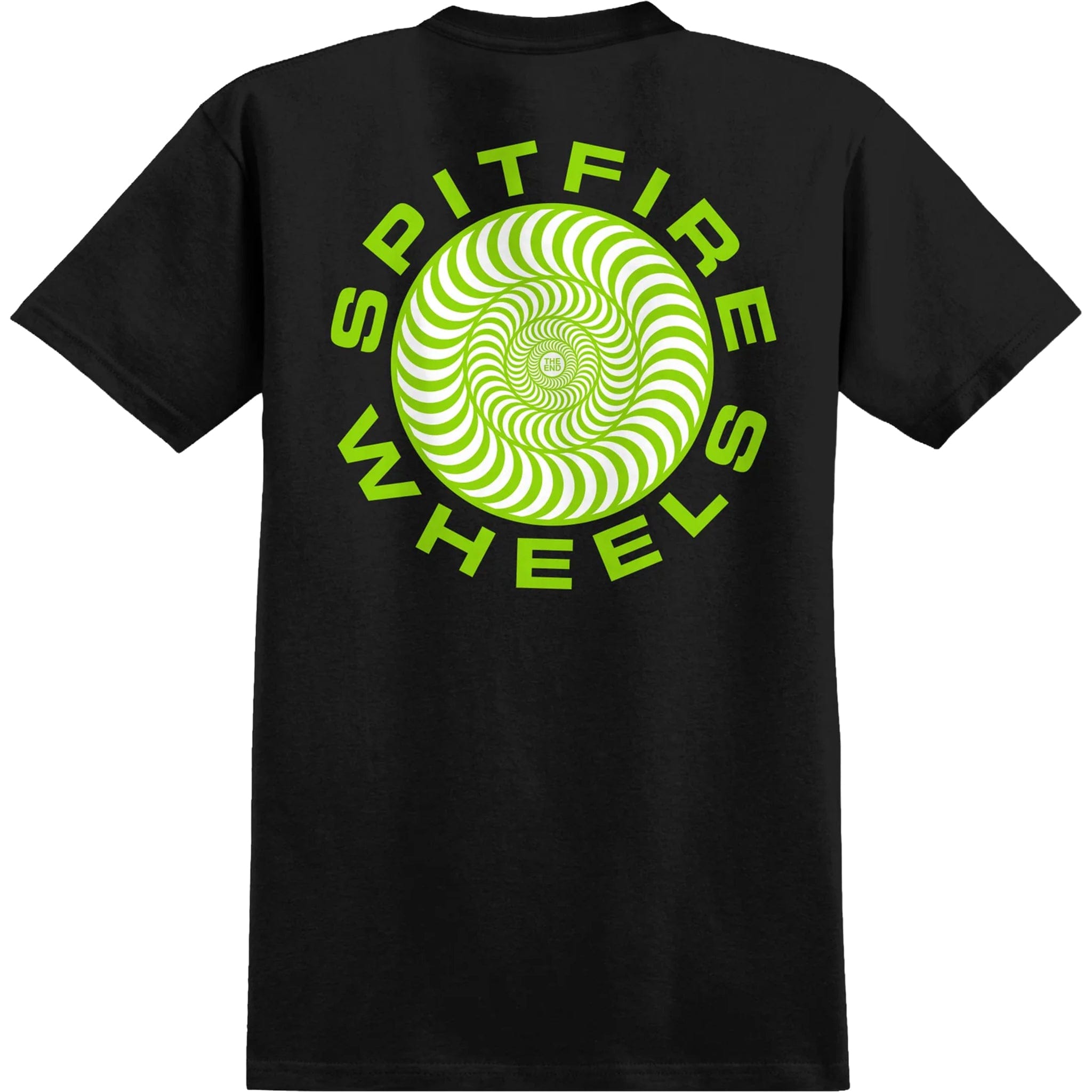 Spitfire Classic '87 Swirl Fill Tee Black T Shirt