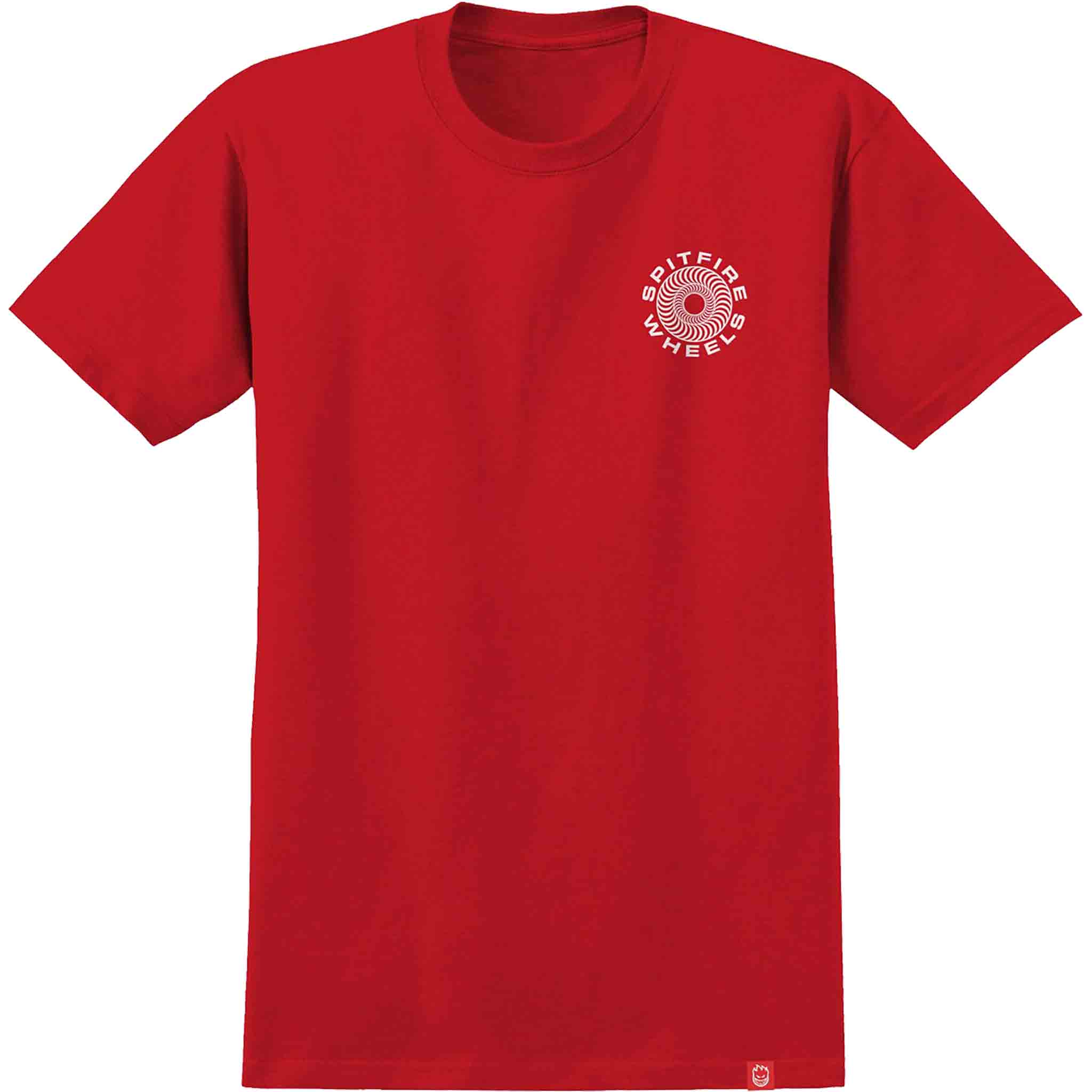 Spitfire Classic '87 Swirl Fill Tee Red T Shirt