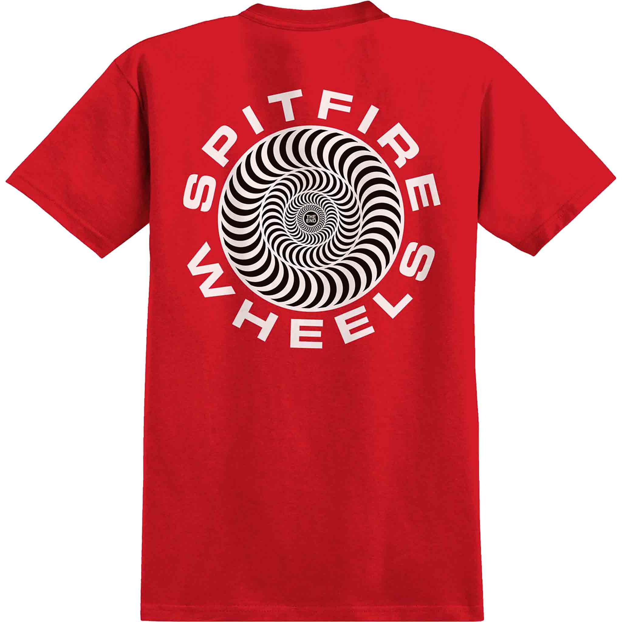 Spitfire Classic '87 Swirl Fill Tee Red T Shirt