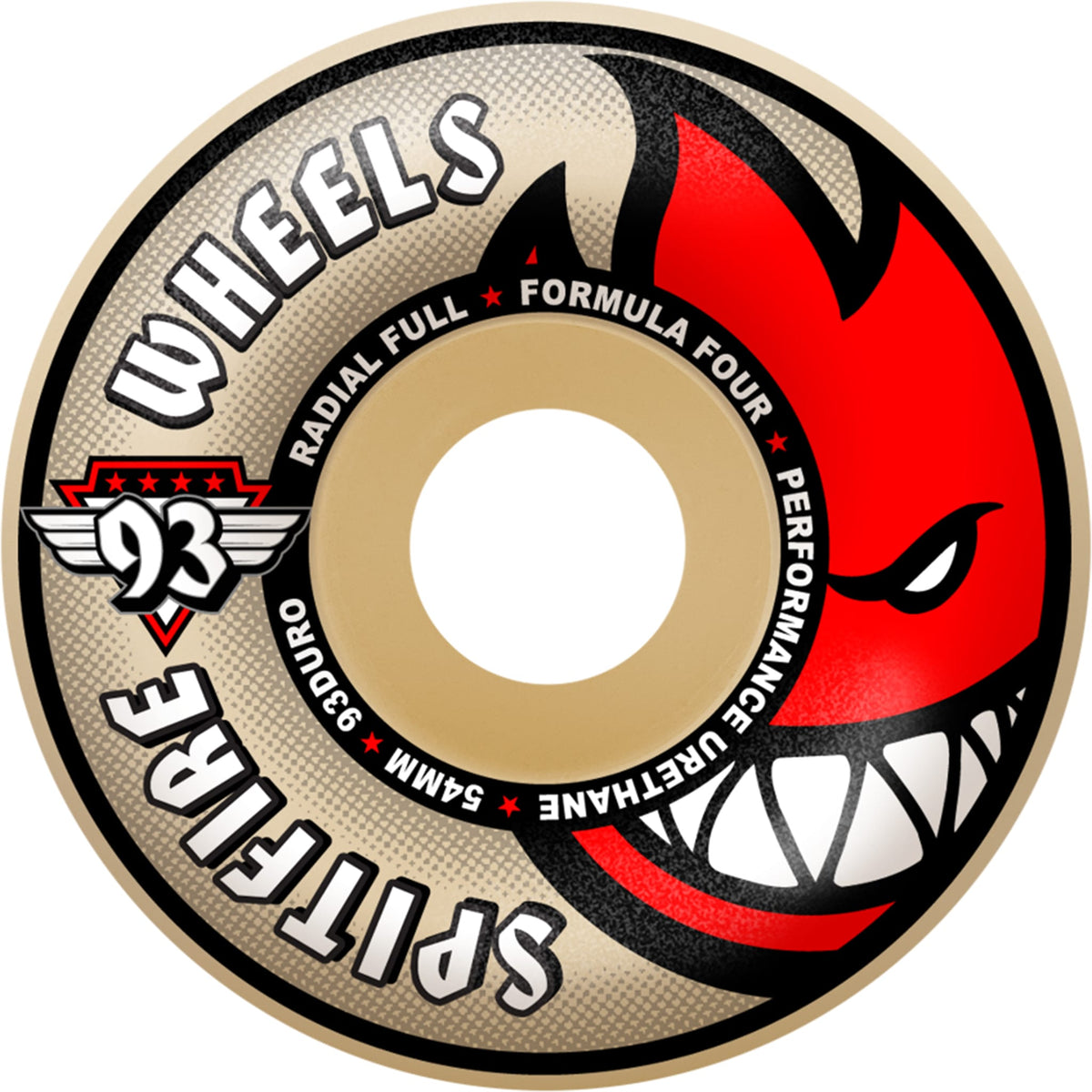 Spitfire Formula Four 93d Radial Full 54mm Skateboard Wheels Skateboard Wheels
