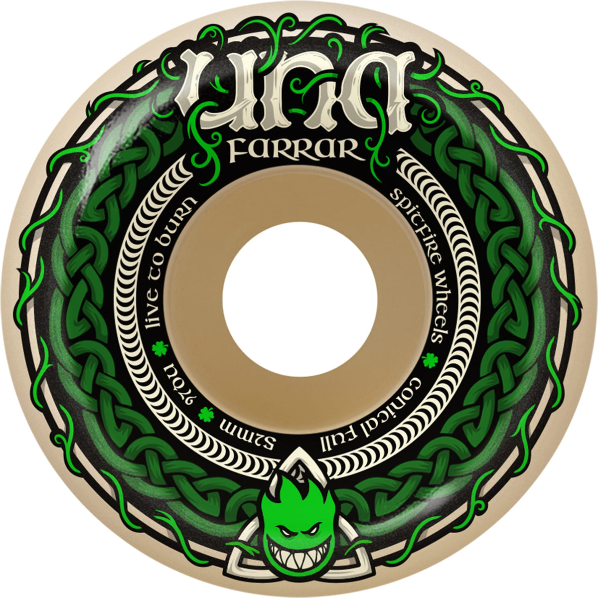 Spitfire Formula Four 97d Una Trinity Conical Full 52mm Skateboard Wheels Skateboard Wheels