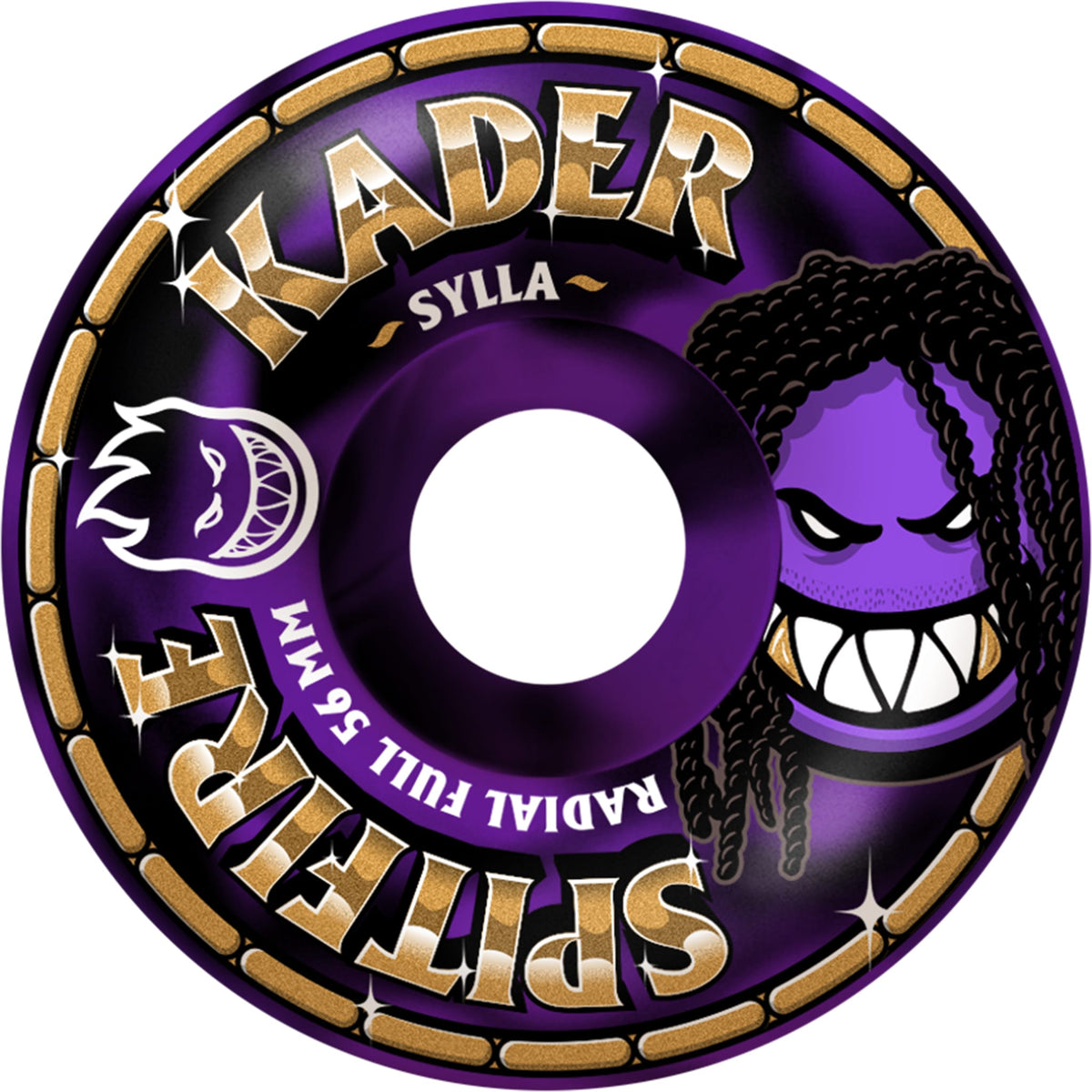 Spitfire Formula Four 99d Kader Rolly Radial Full 56mm Swirl Skateboard Wheels Skateboard Wheels