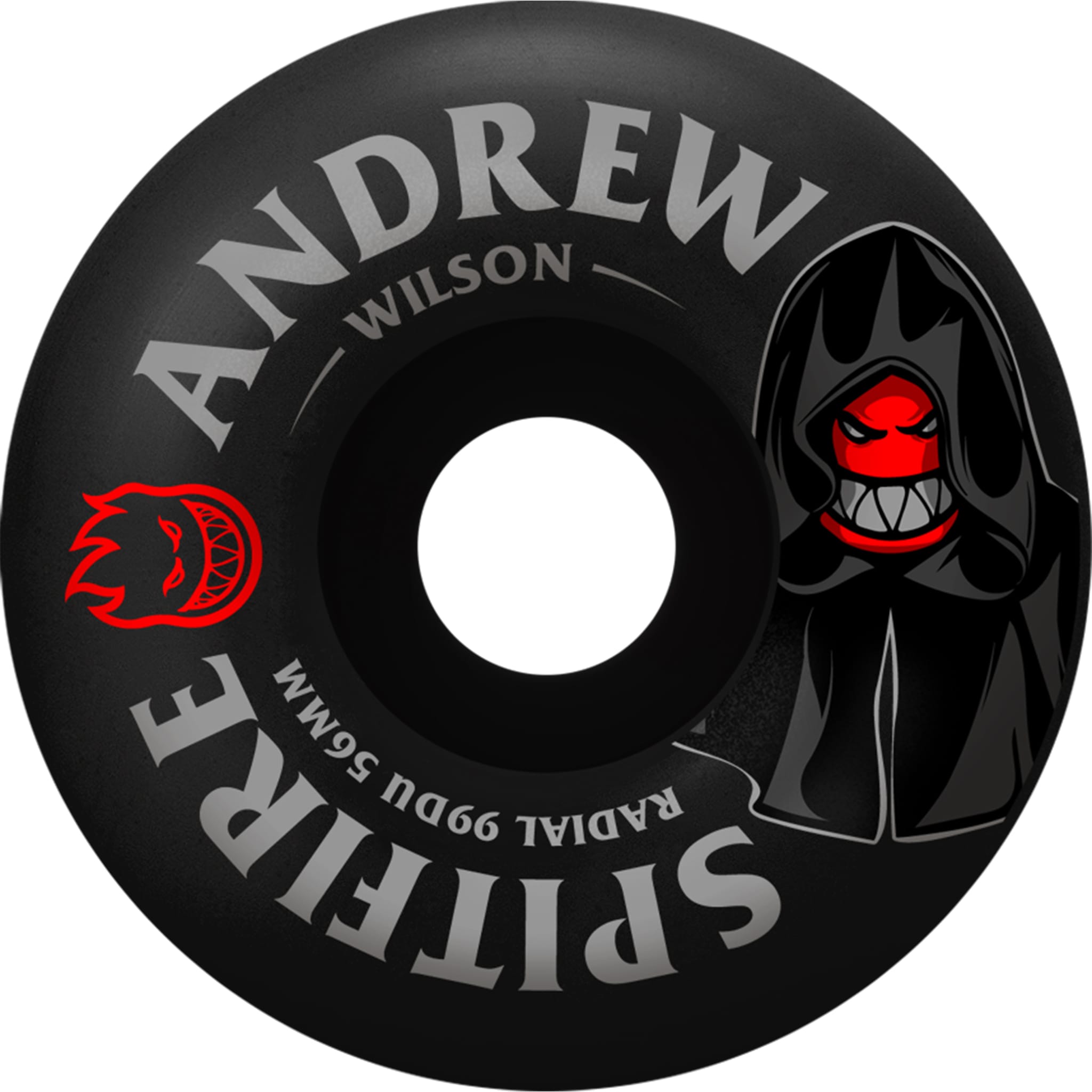 Spitfire Formula Four Andrew Wilson Burn Squad Radial Skateboard Wheels 99d 56mm Skateboard Wheels