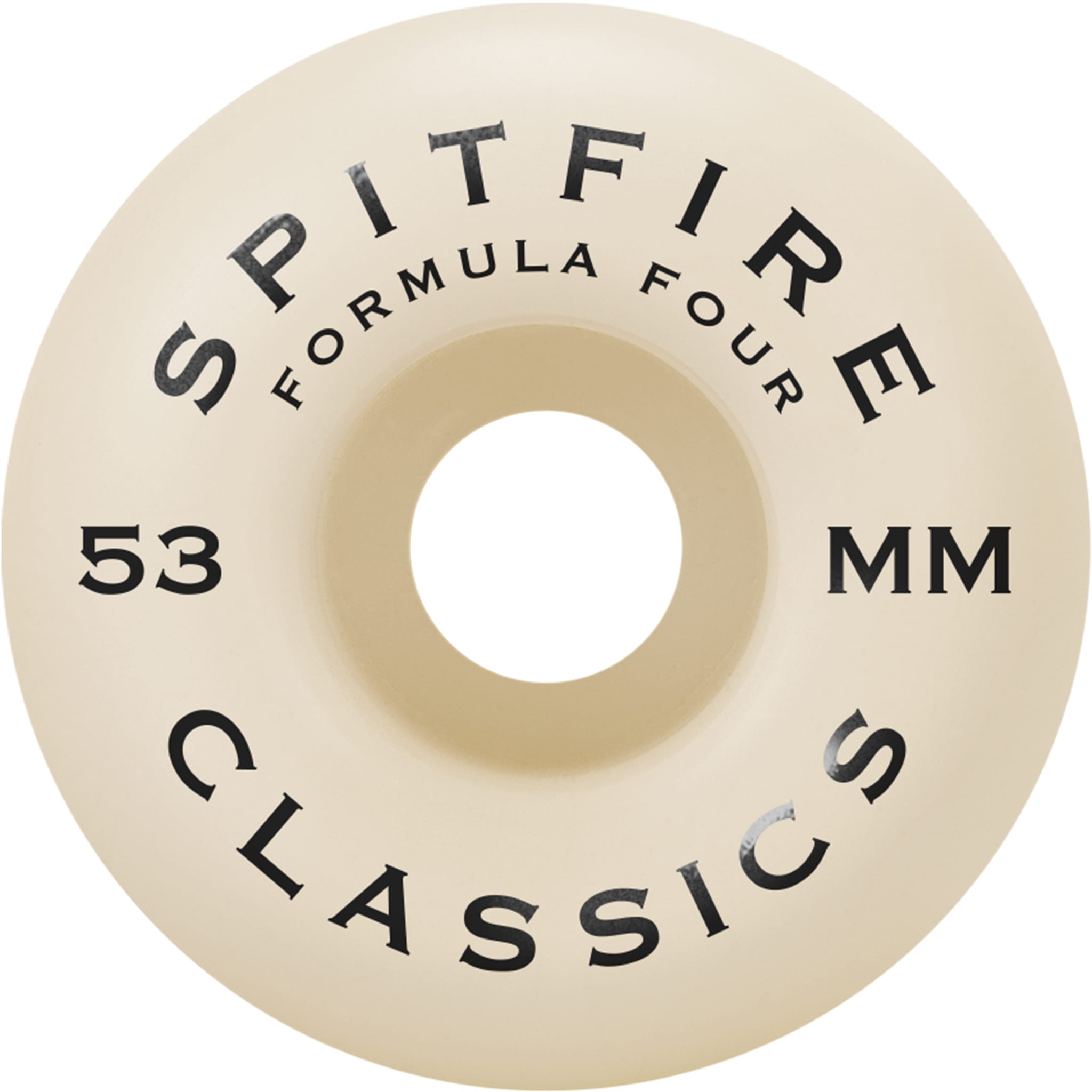 Spitfire Formula Four Classic Skateboard Wheels 97d 53mm Skateboard Wheels