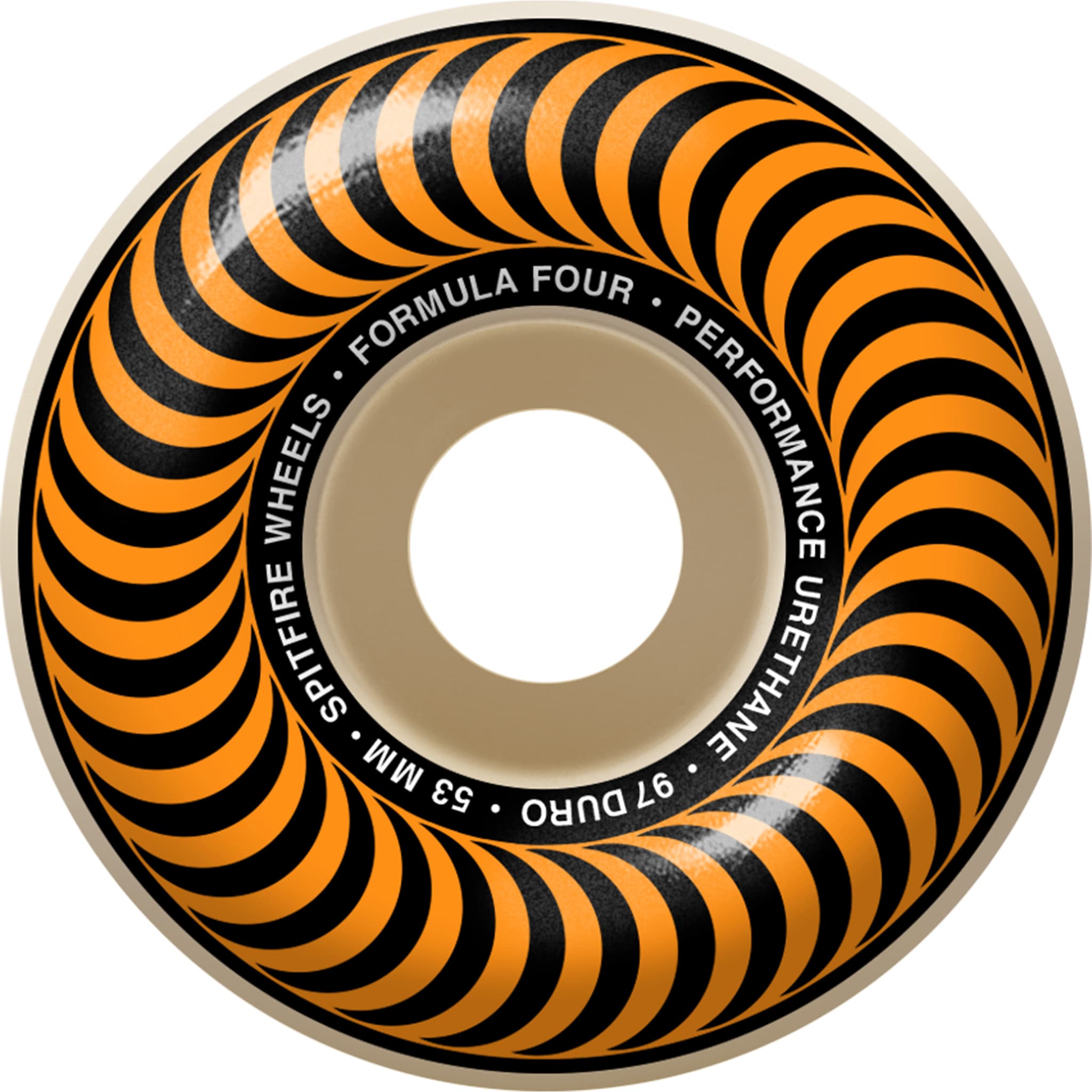 Spitfire Formula Four Classic Skateboard Wheels 97d 53mm Skateboard Wheels