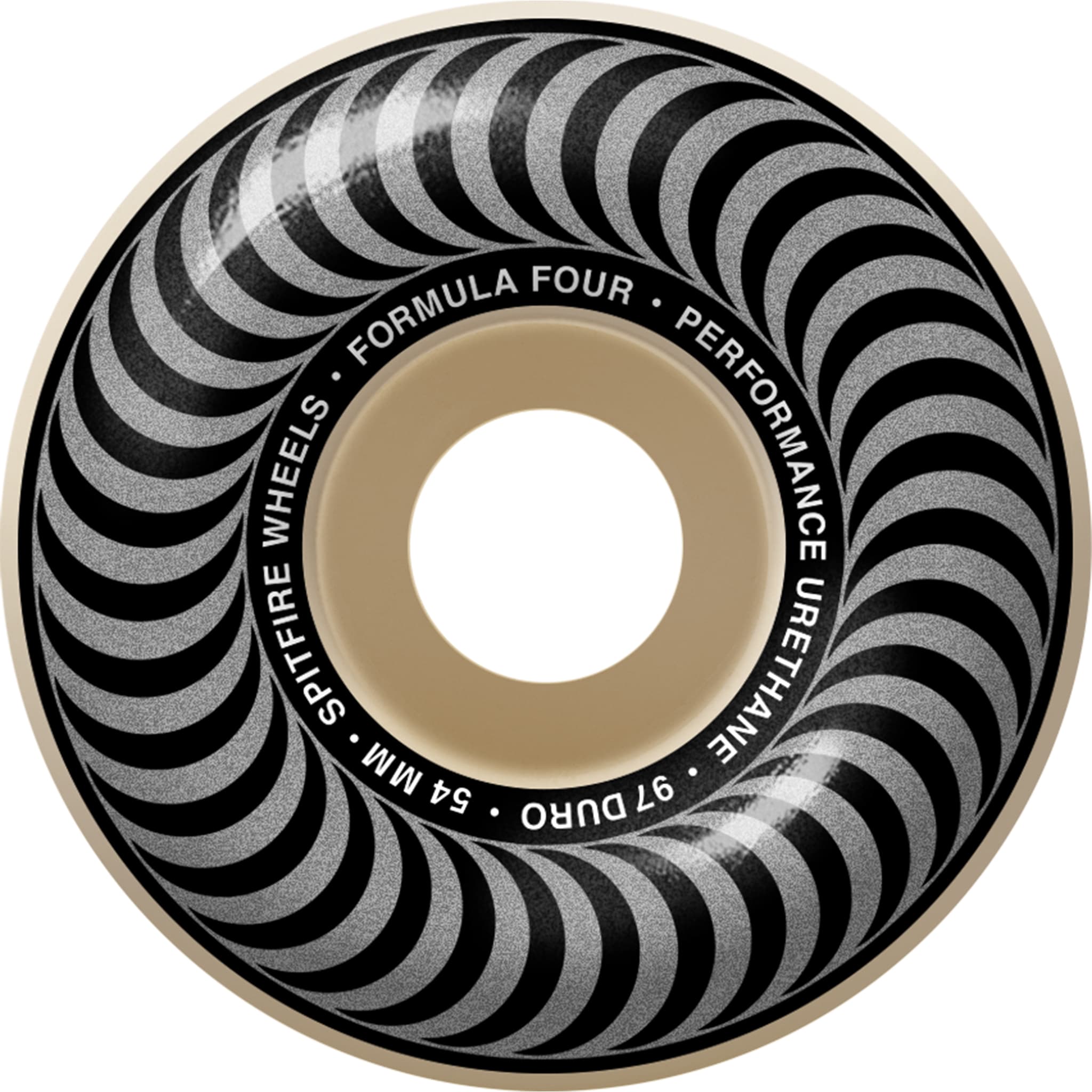 Spitfire Formula Four Classic Skateboard Wheels 97d 54mm Skateboard Wheels