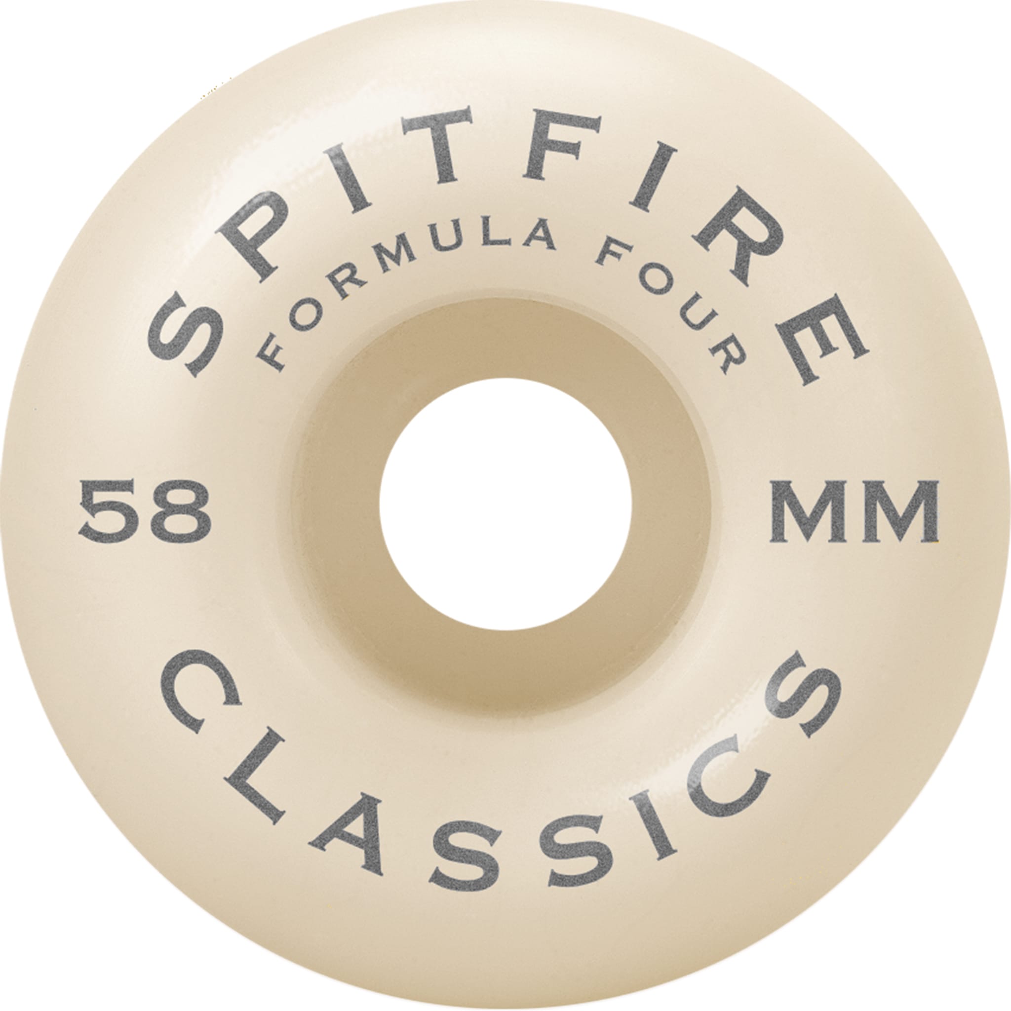 Spitfire Formula Four Classic Skateboard Wheels 99d 58mm Skateboard Wheels