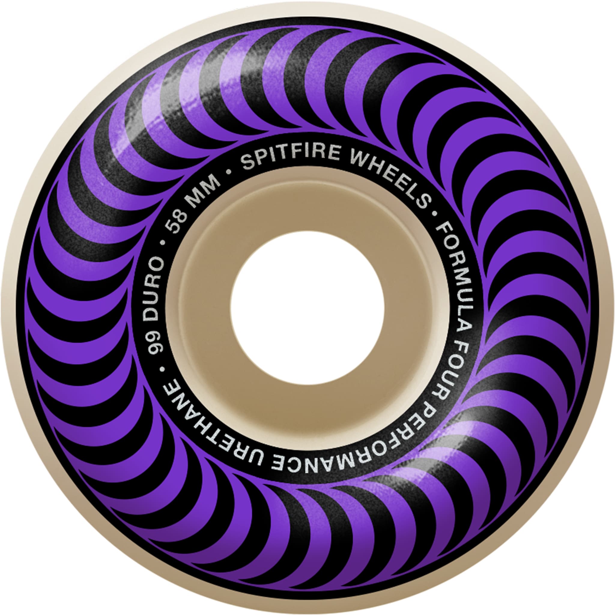 Spitfire Formula Four Classic Skateboard Wheels 99d 58mm Skateboard Wheels