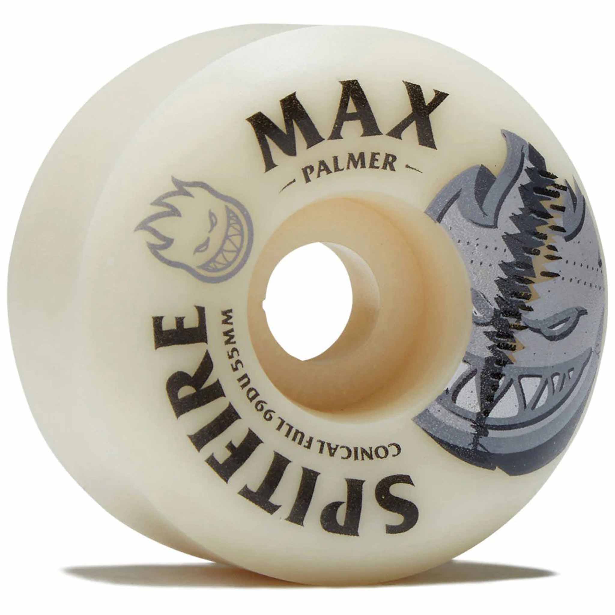 Spitfire Formula Four Max Palmer Burn Squad Conical Full 99a 55mm Skateboard Wheels Skateboard Wheels