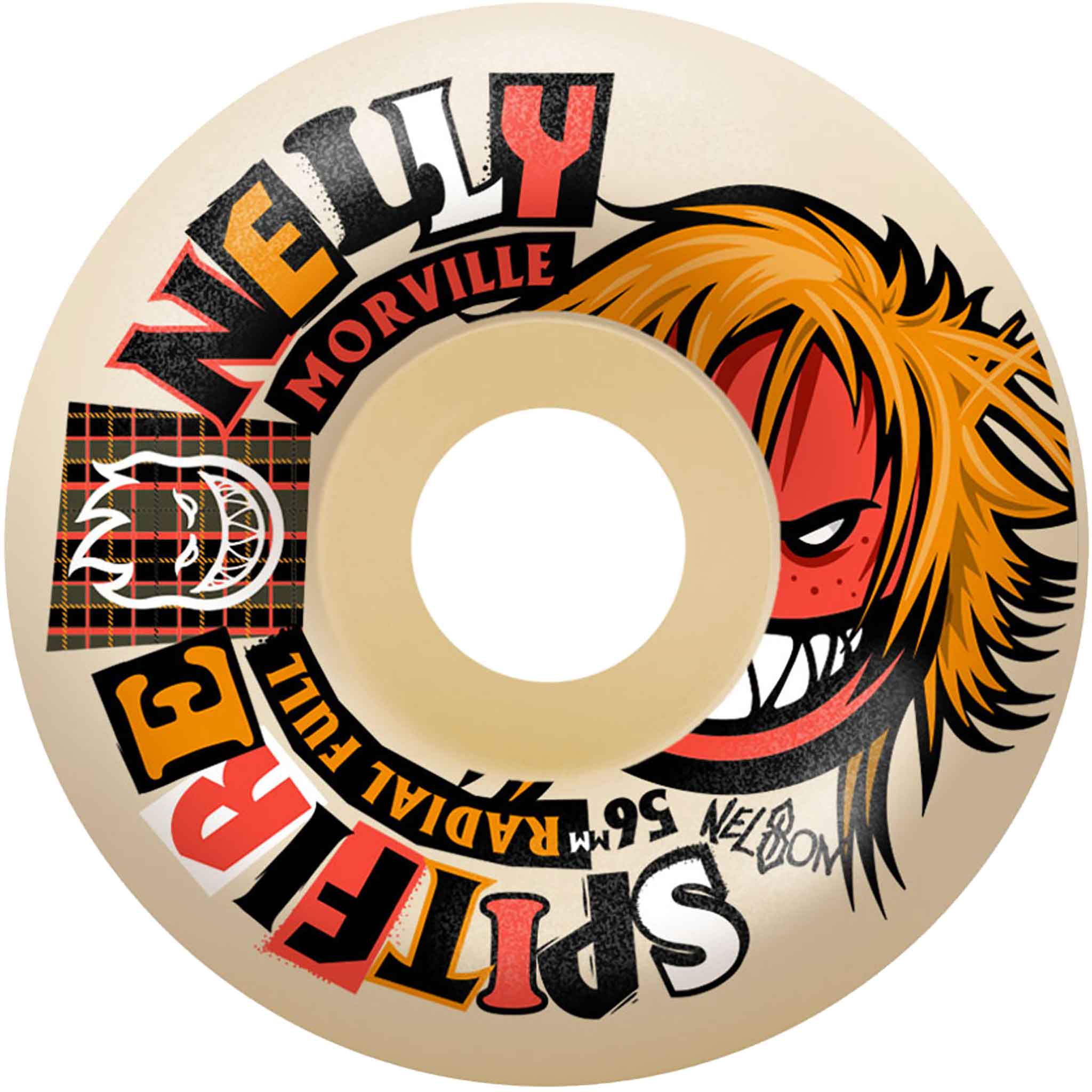 Spitfire Formula Four Radial Full 99 56mm Nelly Morville Skateboard Wheels Skateboard Wheels