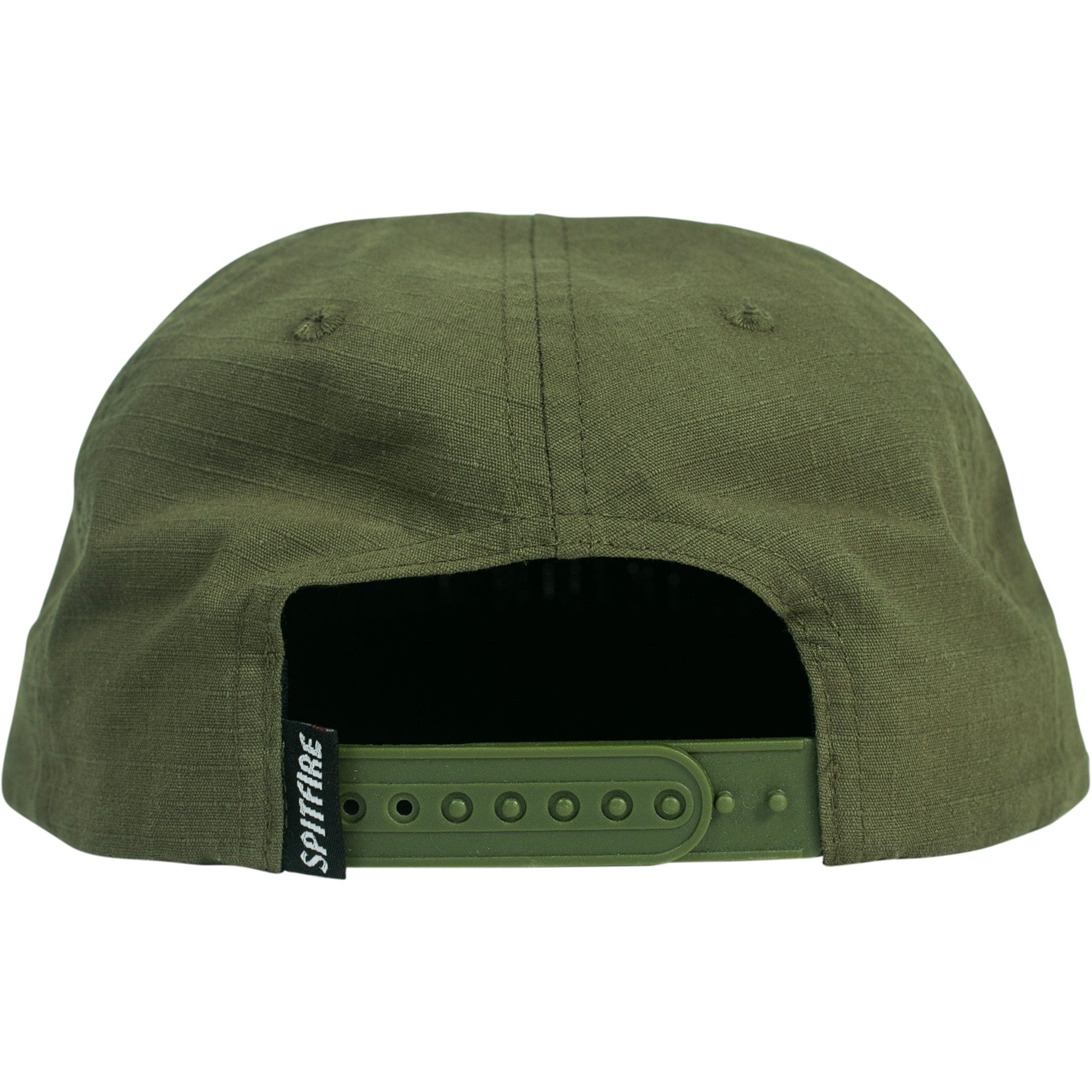 Spitfire Molotov Script Snapback Hat Olive Hats
