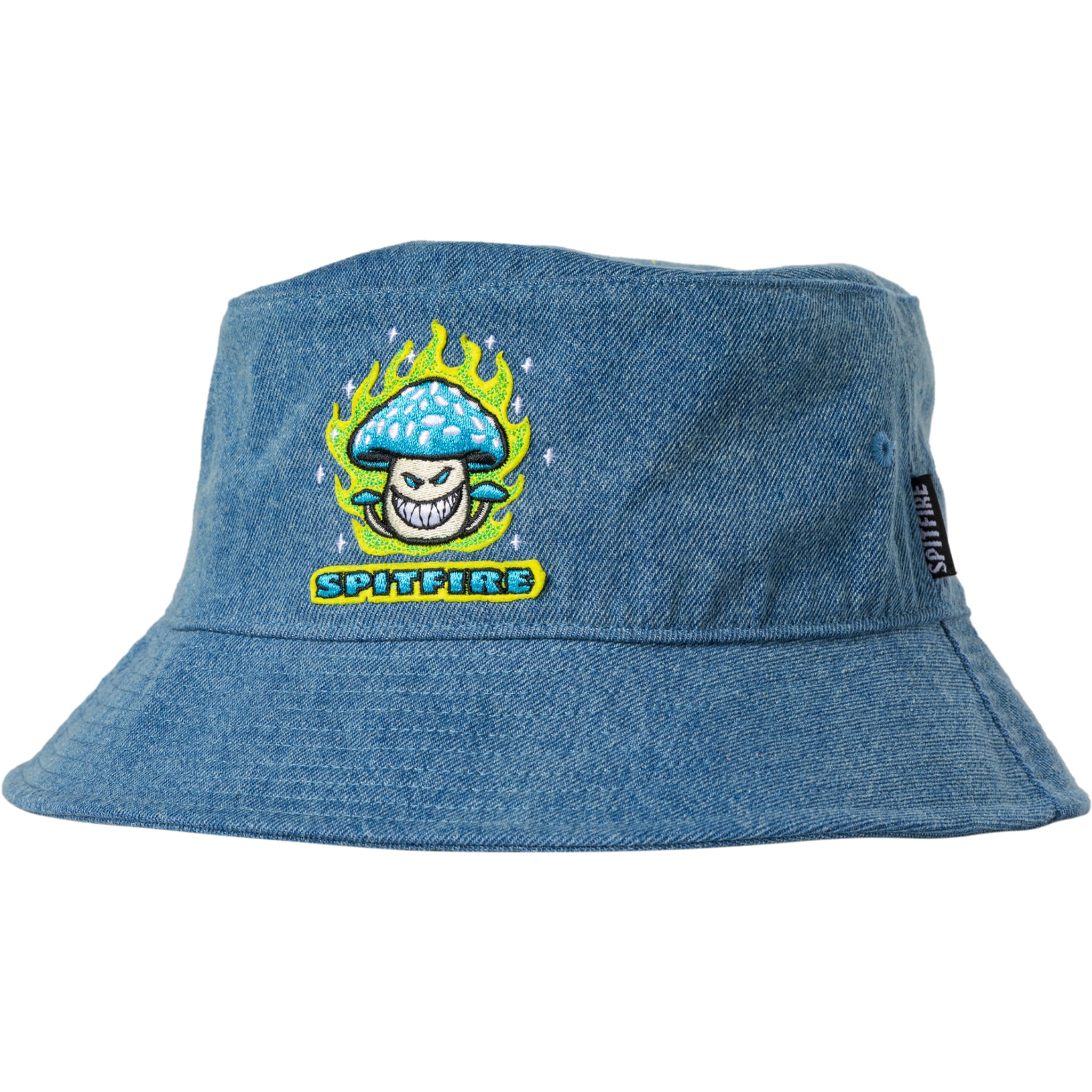 Spitfire Mushroom Bighead Bucket Hat Washed Denim Hat