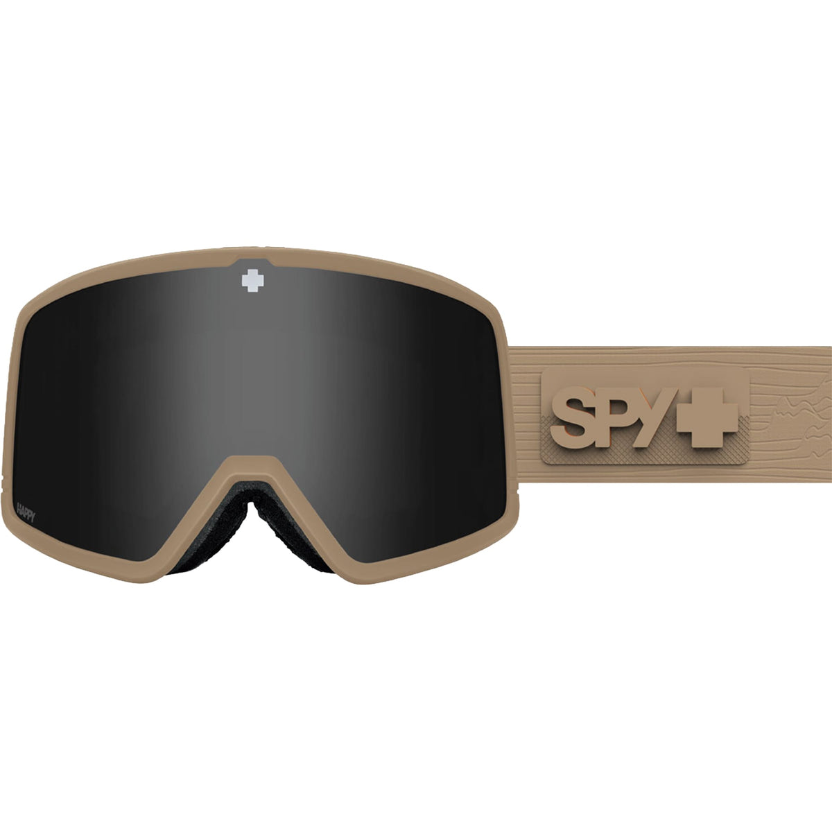 Spy Megalith Snow Goggle Tan MTN Lines Happy ML Rose Black Mirror 2027 Goggles