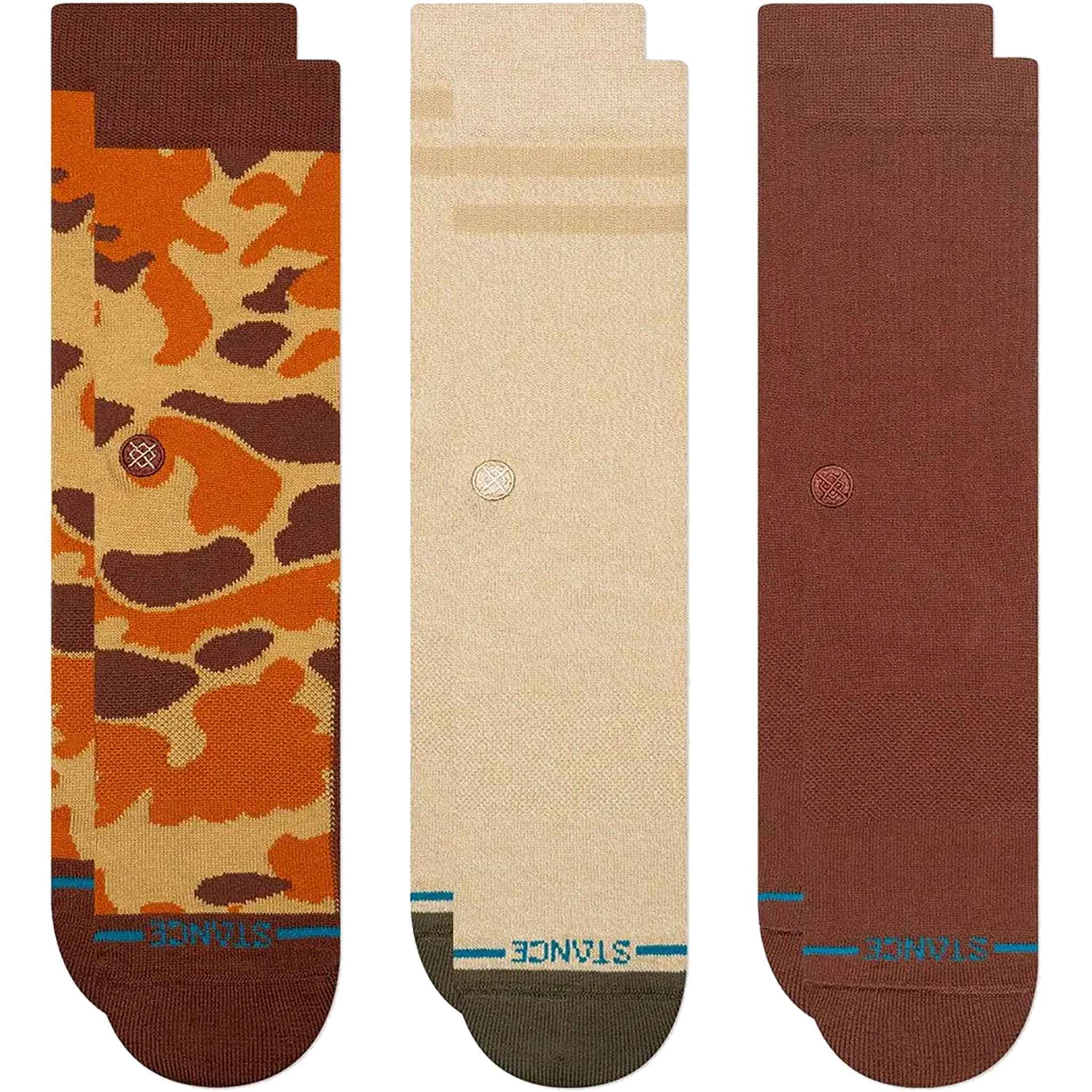 Stance Camo Crew Sock 3 Pack Socks