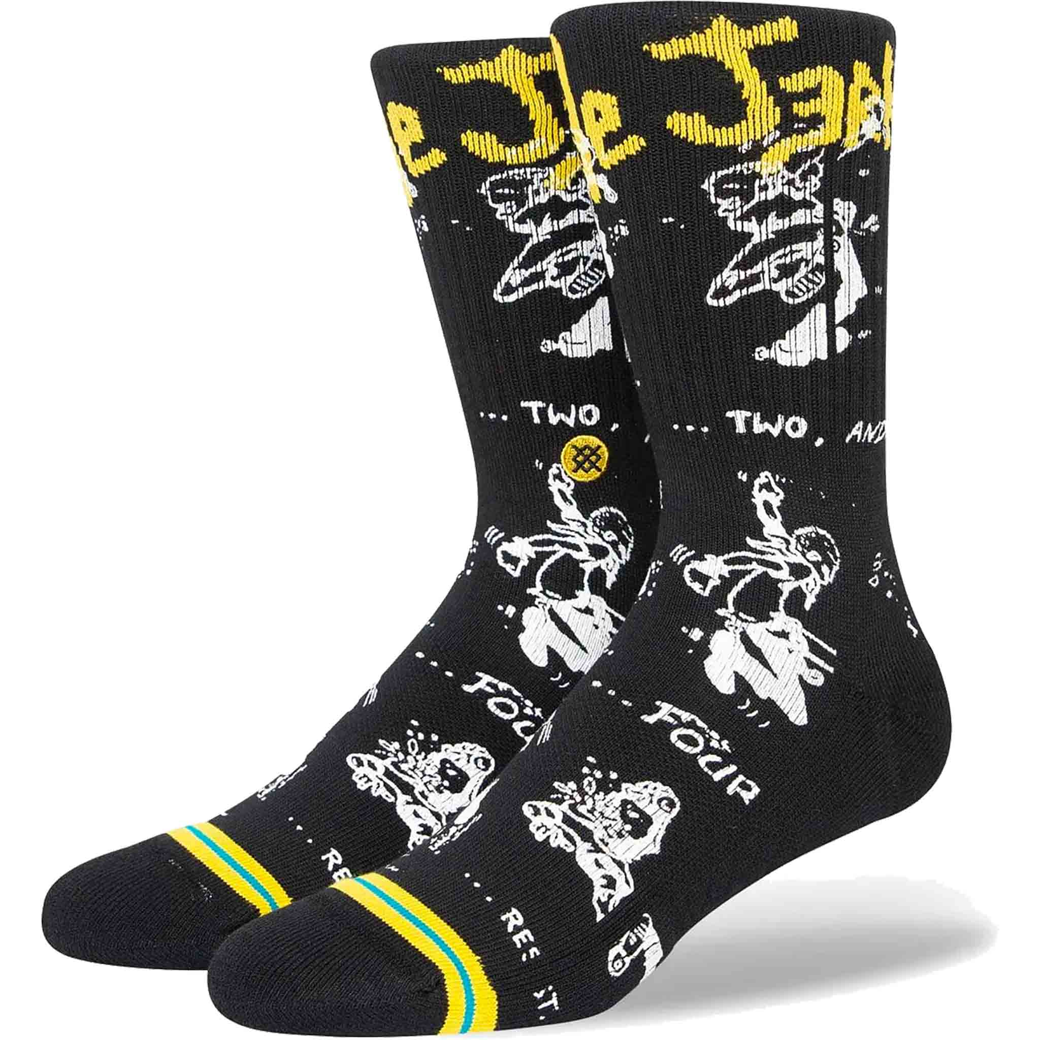 Stance Circle Jerks Yellow Socks