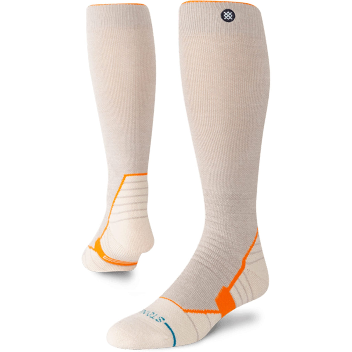 Stance Contrast Mid String Grey Wool OTC Snow Socks Snowboard Socks