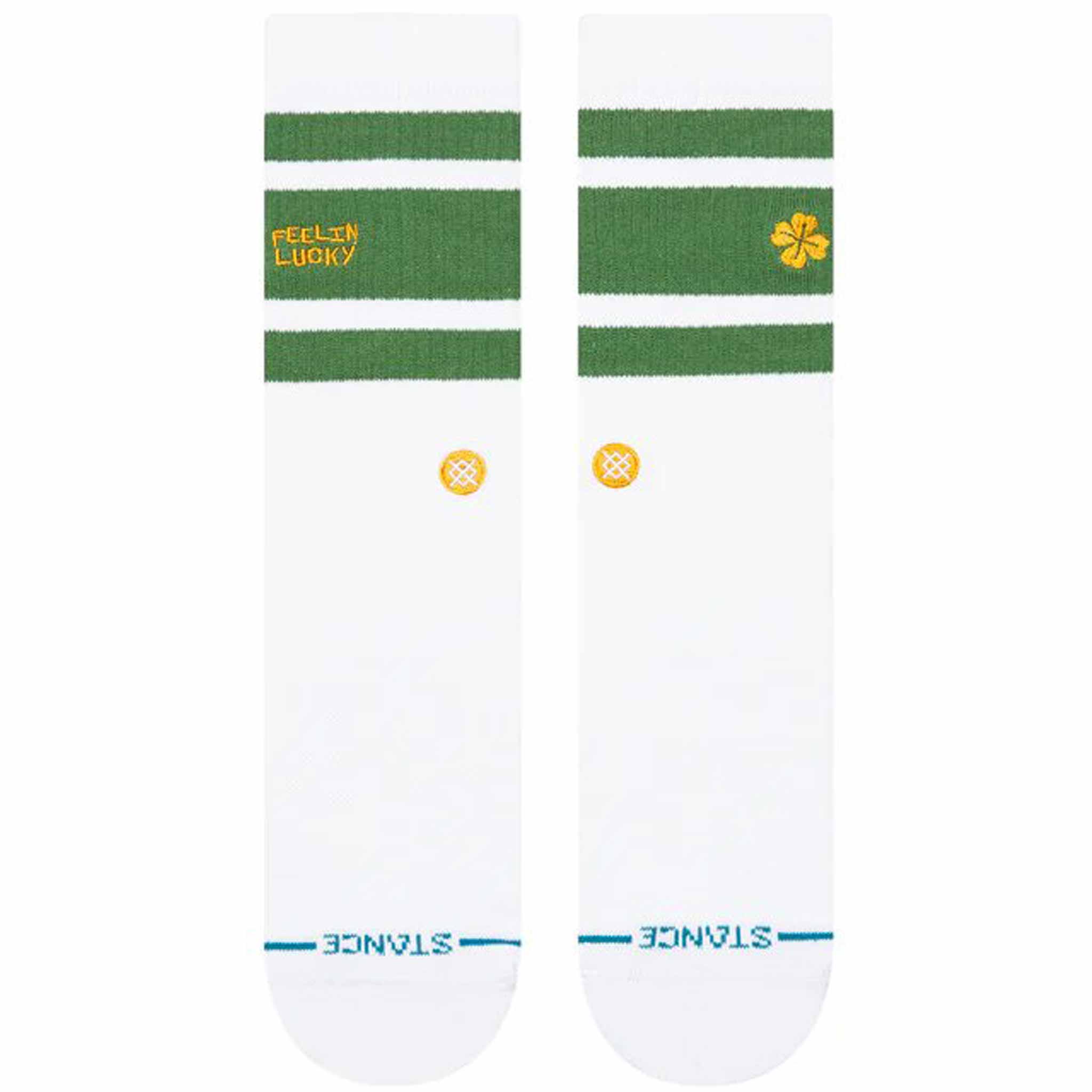 Stance Feelin Lucky Crew Sock Green Socks