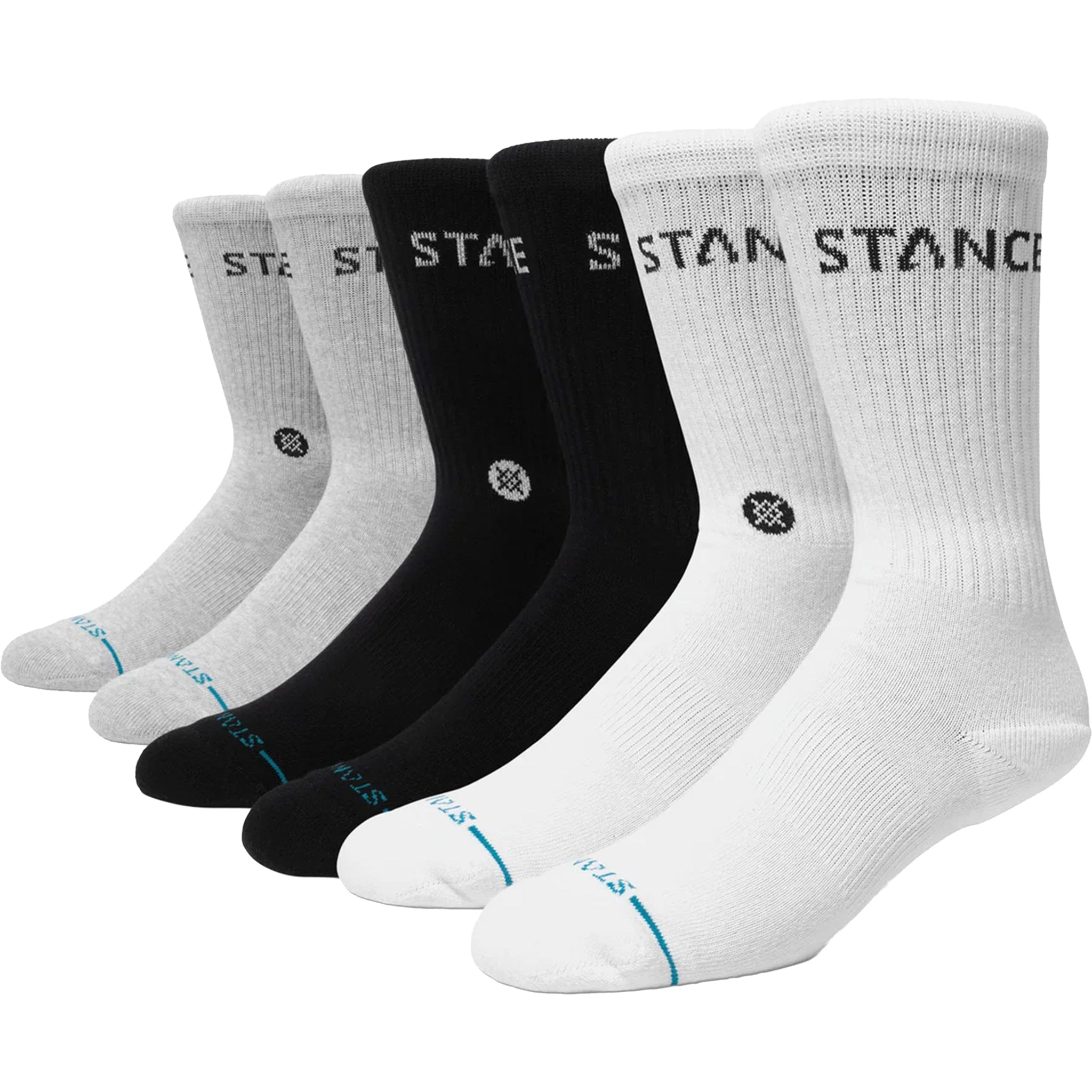 Stance Origin Crew Socks 6 Pack Multi Socks