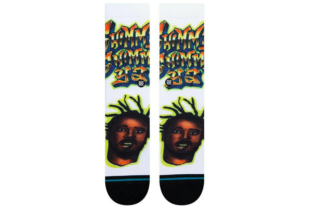 Stance Shimmy Shimmy Ya White Socks