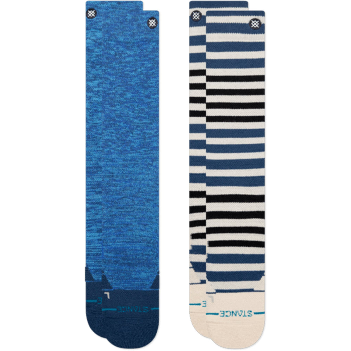 Stance Textures Mid Wool OTC Snow Socks 2 Pack Snowboard Socks