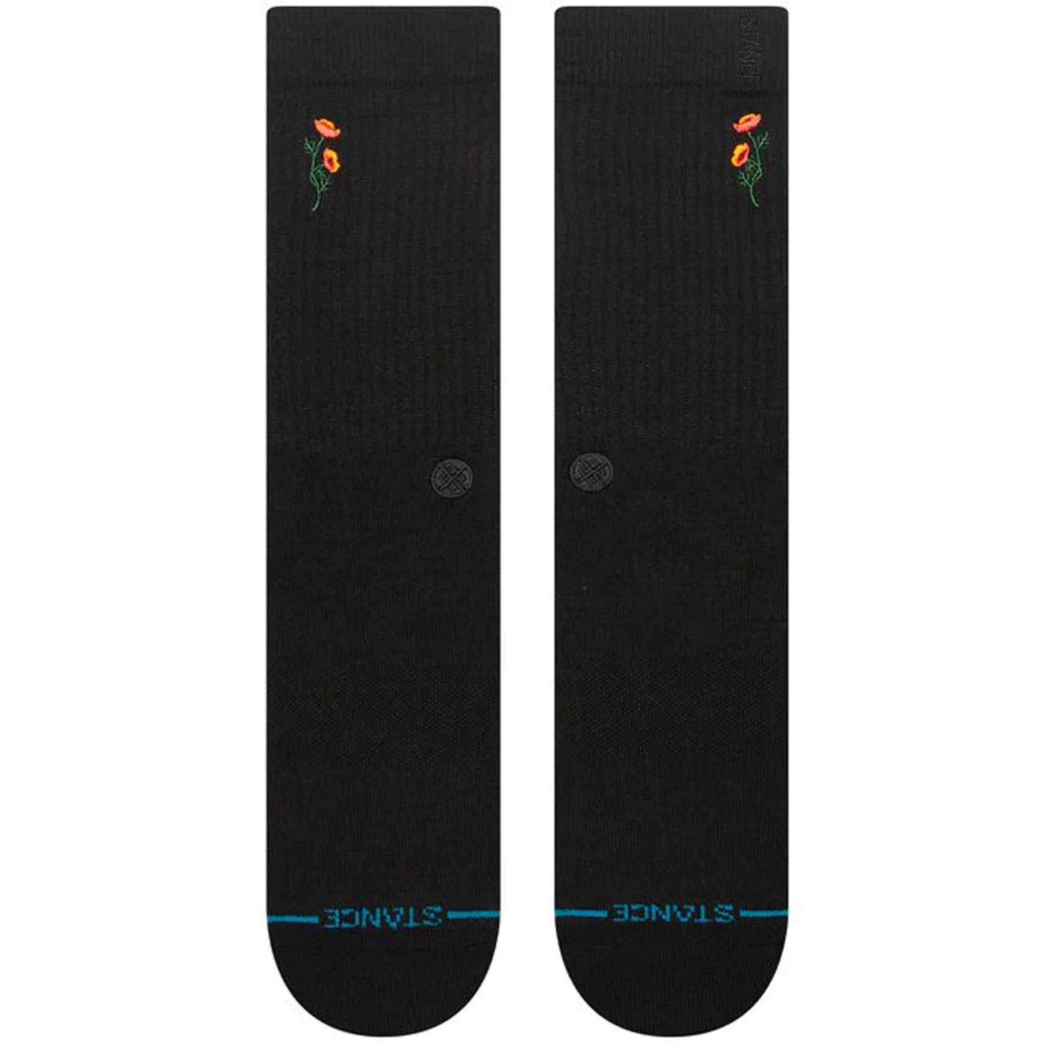 Stance Twiggy Crew Sock Black Socks