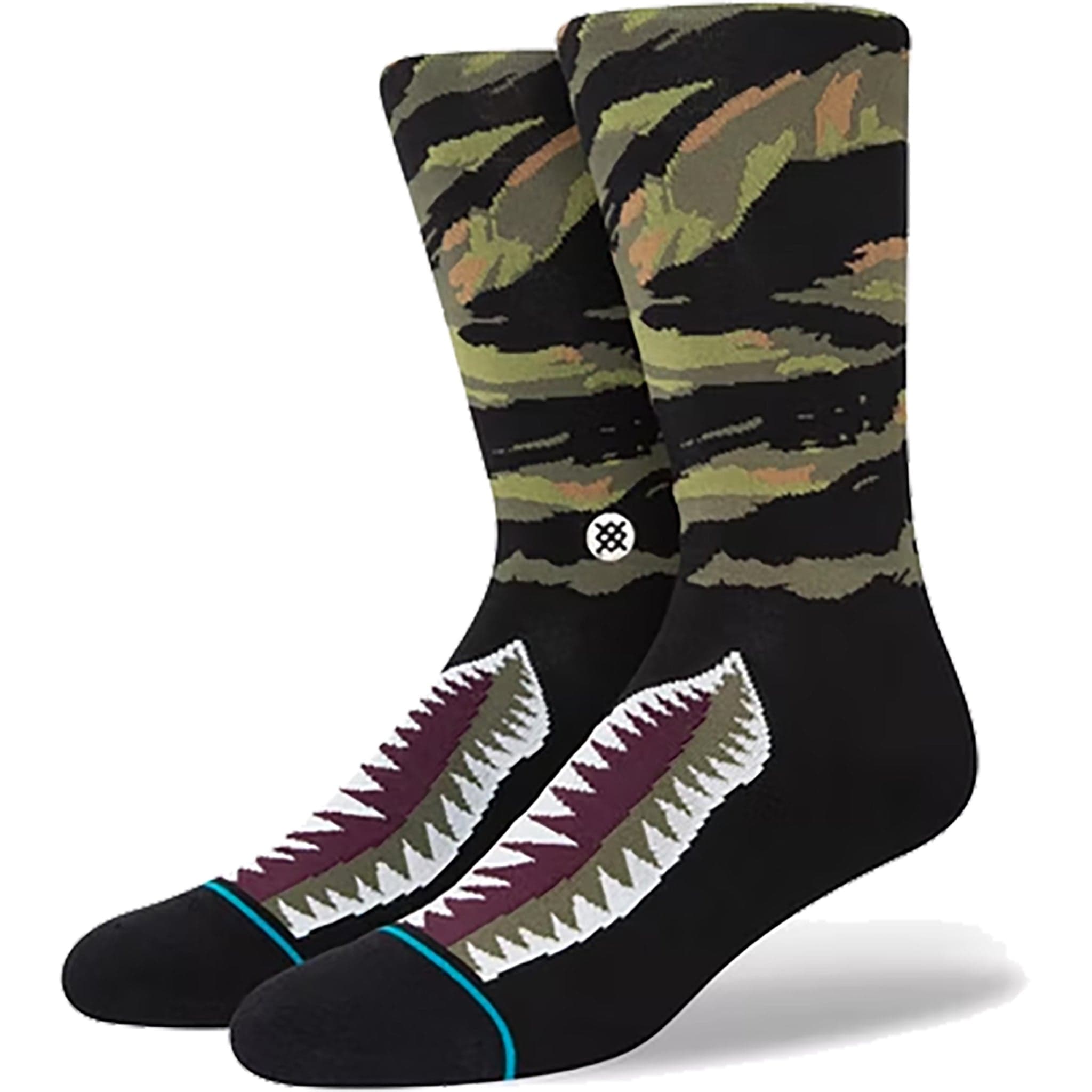 Stance Warbird Crew Burgundy Socks