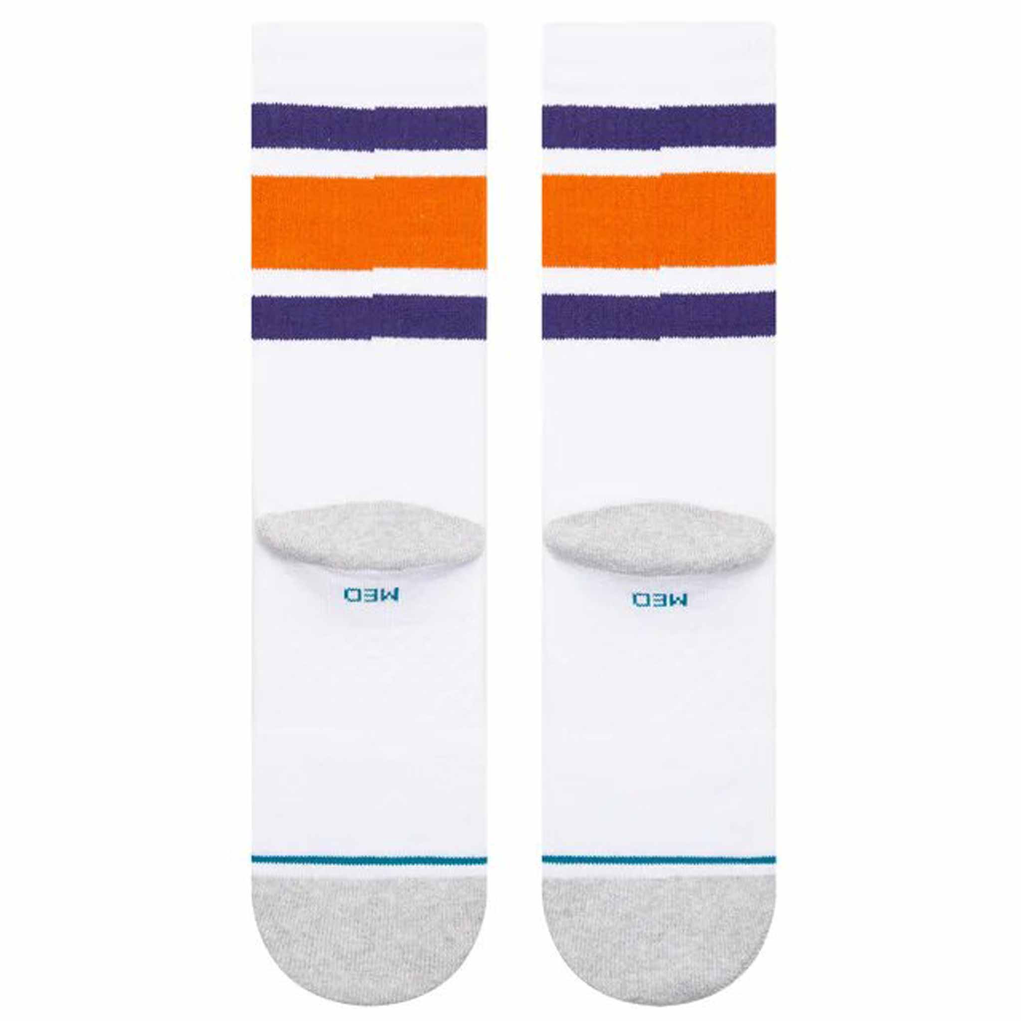 Stance X NBA Tube Crew Sock White Phoenix Suns Socks
