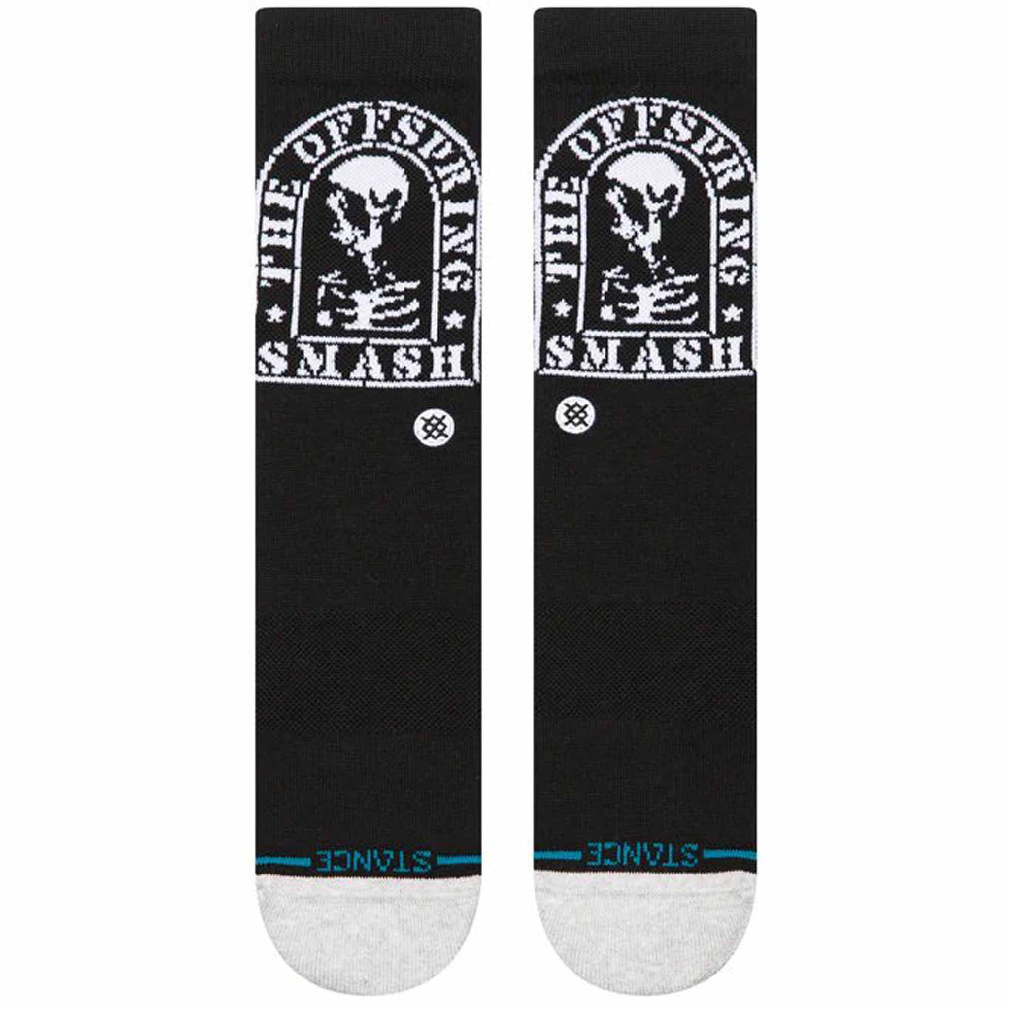 Stance X So Cal Pack Smashed Crew Sock Black Socks