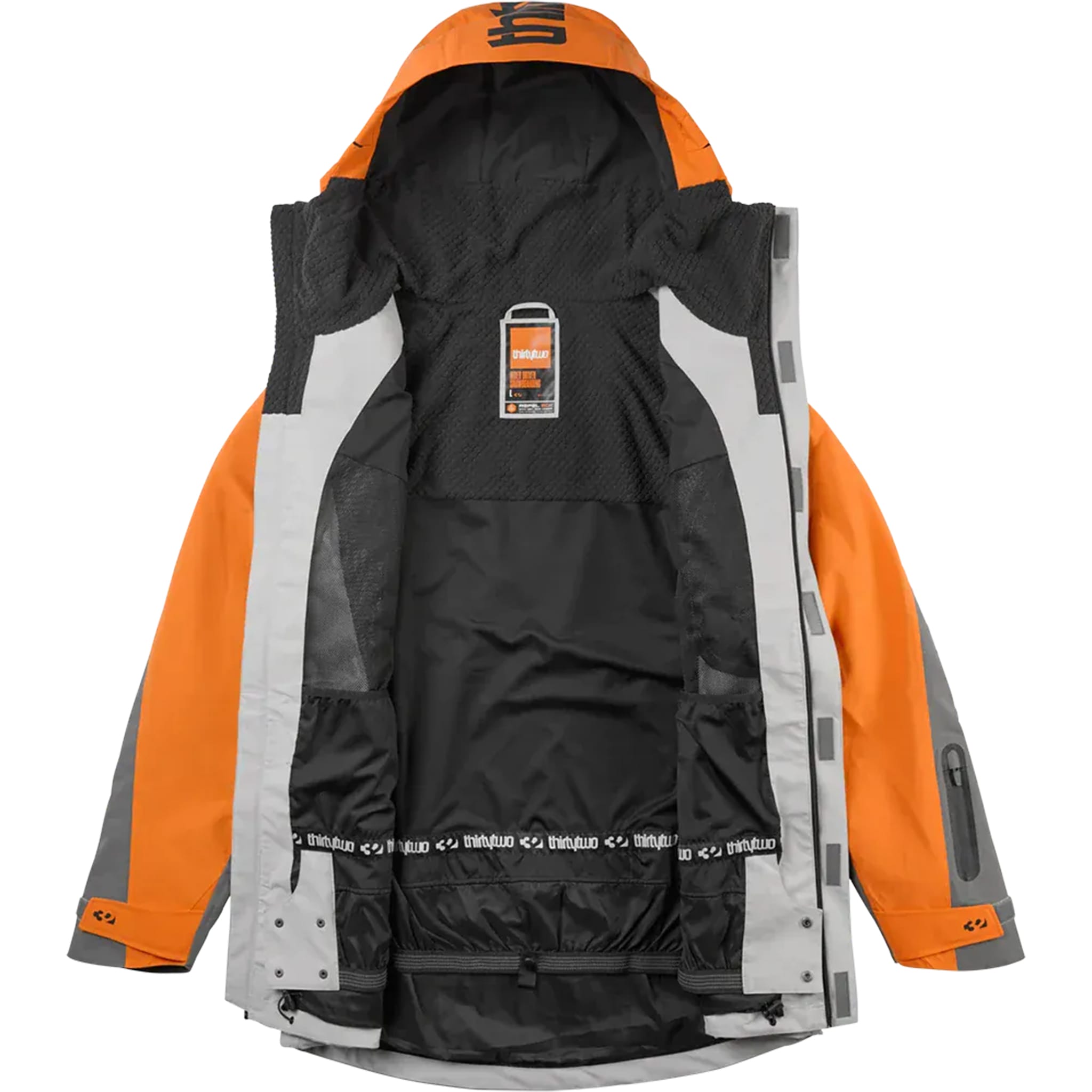 ThirtyTwo Deep Creek Parka Orange 2026 Mens Snowboard Jackets