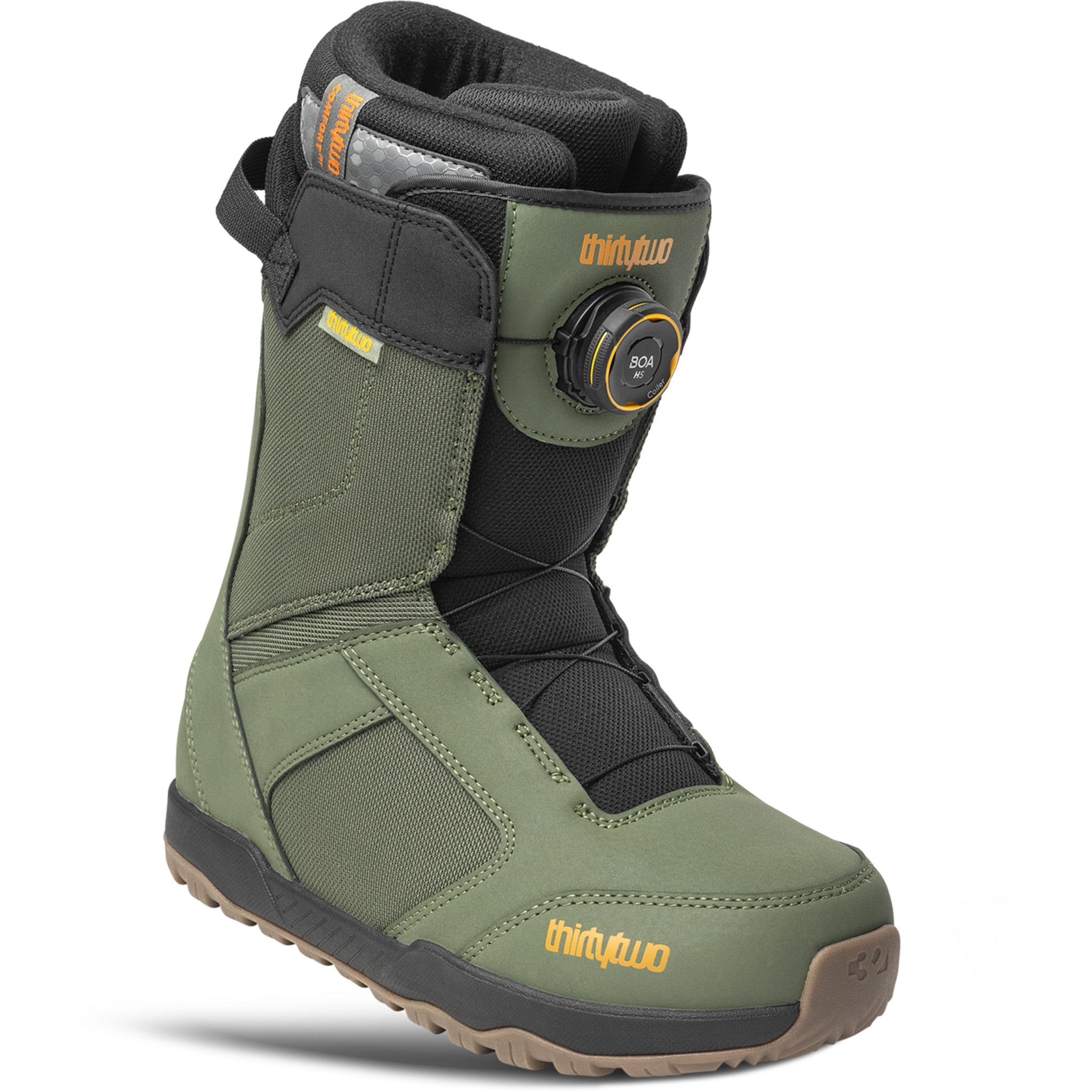 ThirtyTwo Shifty Boa Snowboard Boot Green 2027 Mens Snowboard Boots