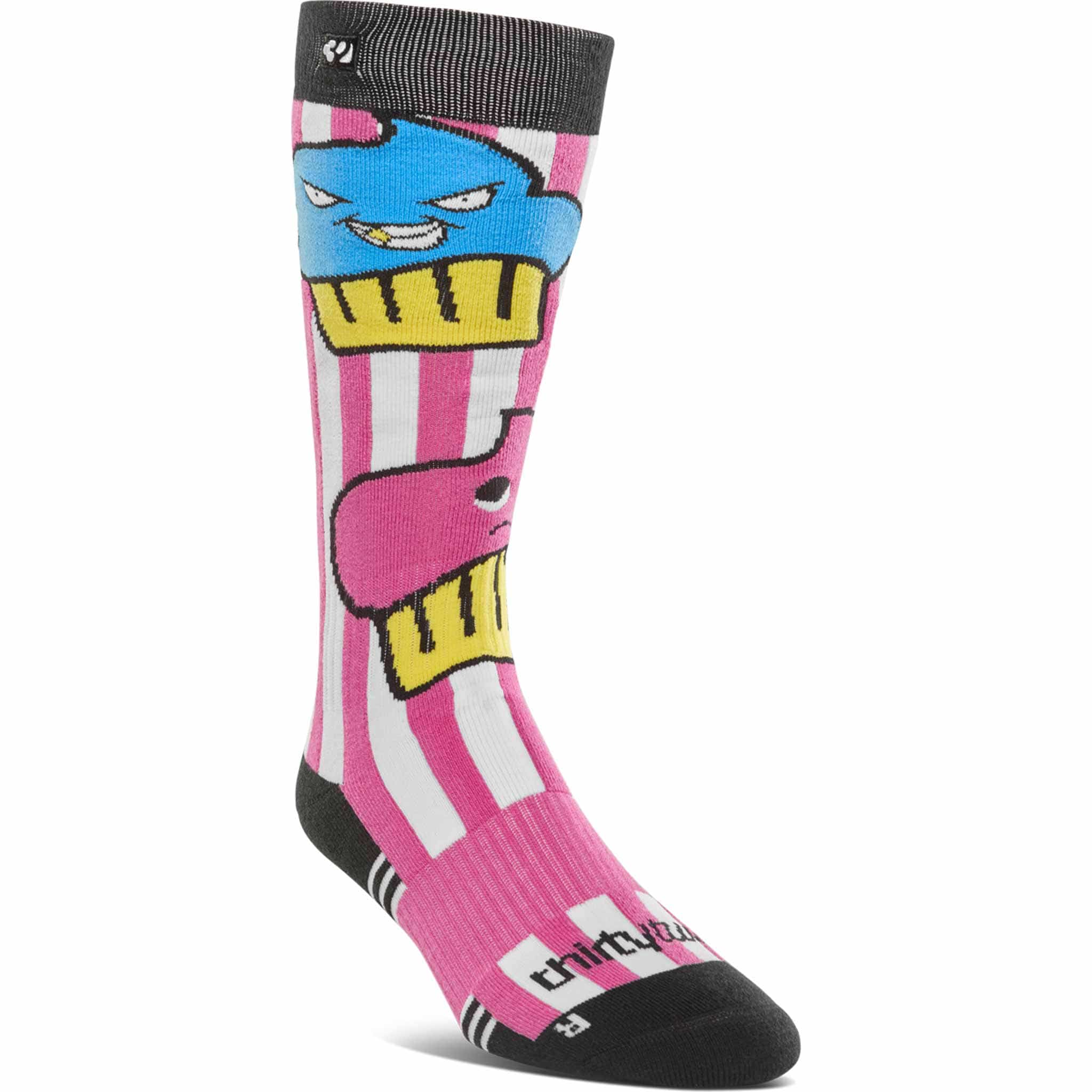ThirtyTwo Womens Double Sock Pink White Socks